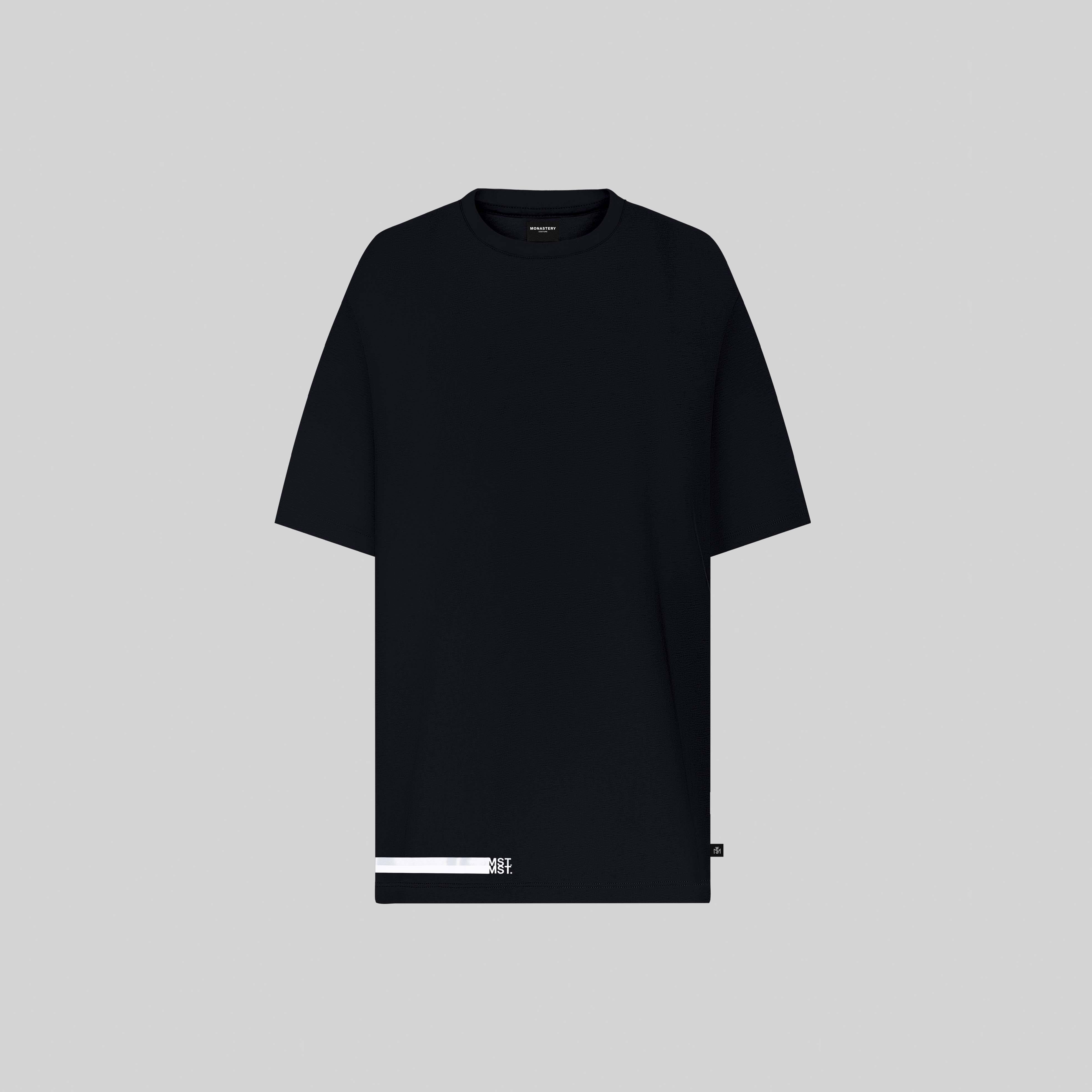 VORTEX T-SHIRT OVERSIZE BLACK | Monastery Couture