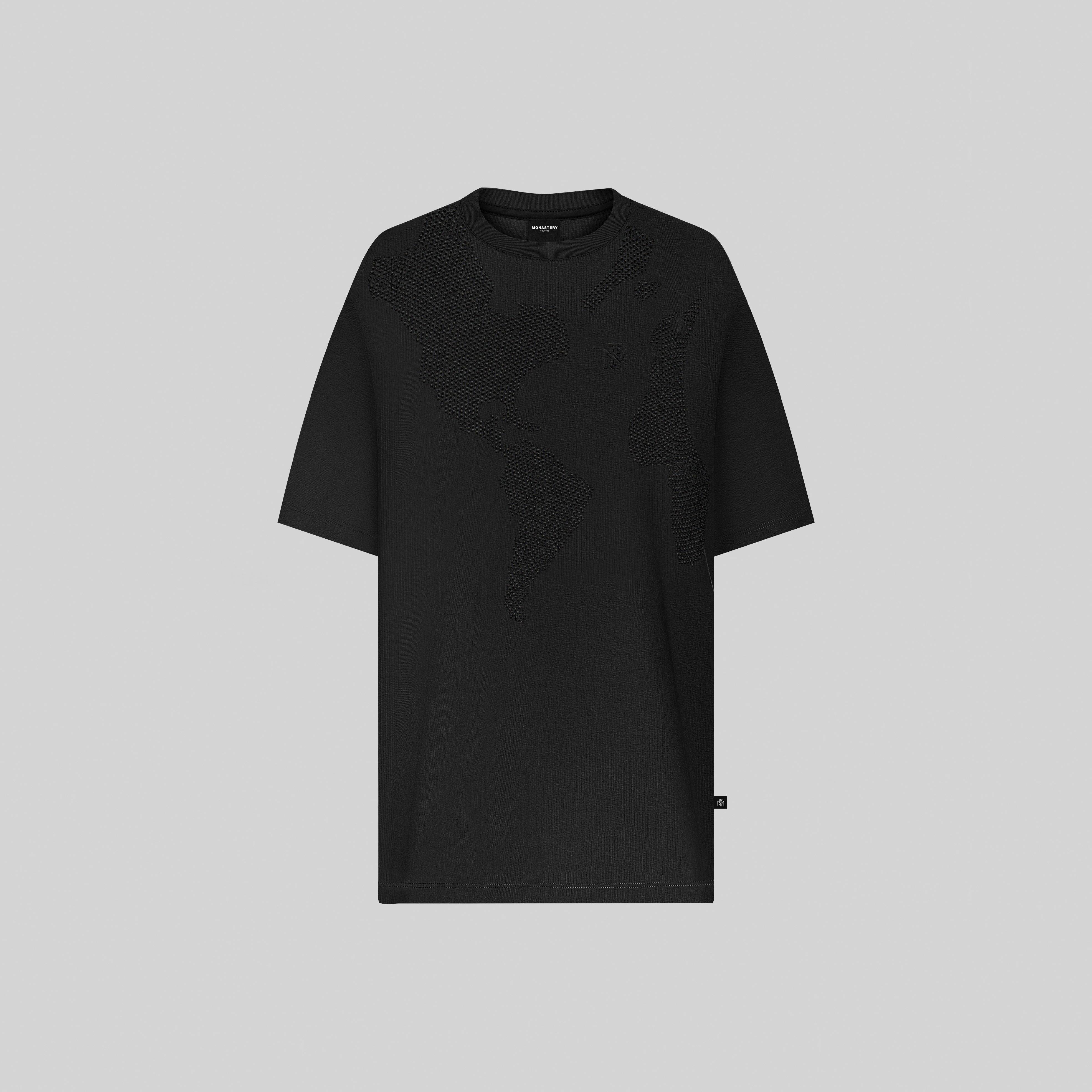 BALZAN BLACK T-SHIRT OVERSIZE | Monastery Couture