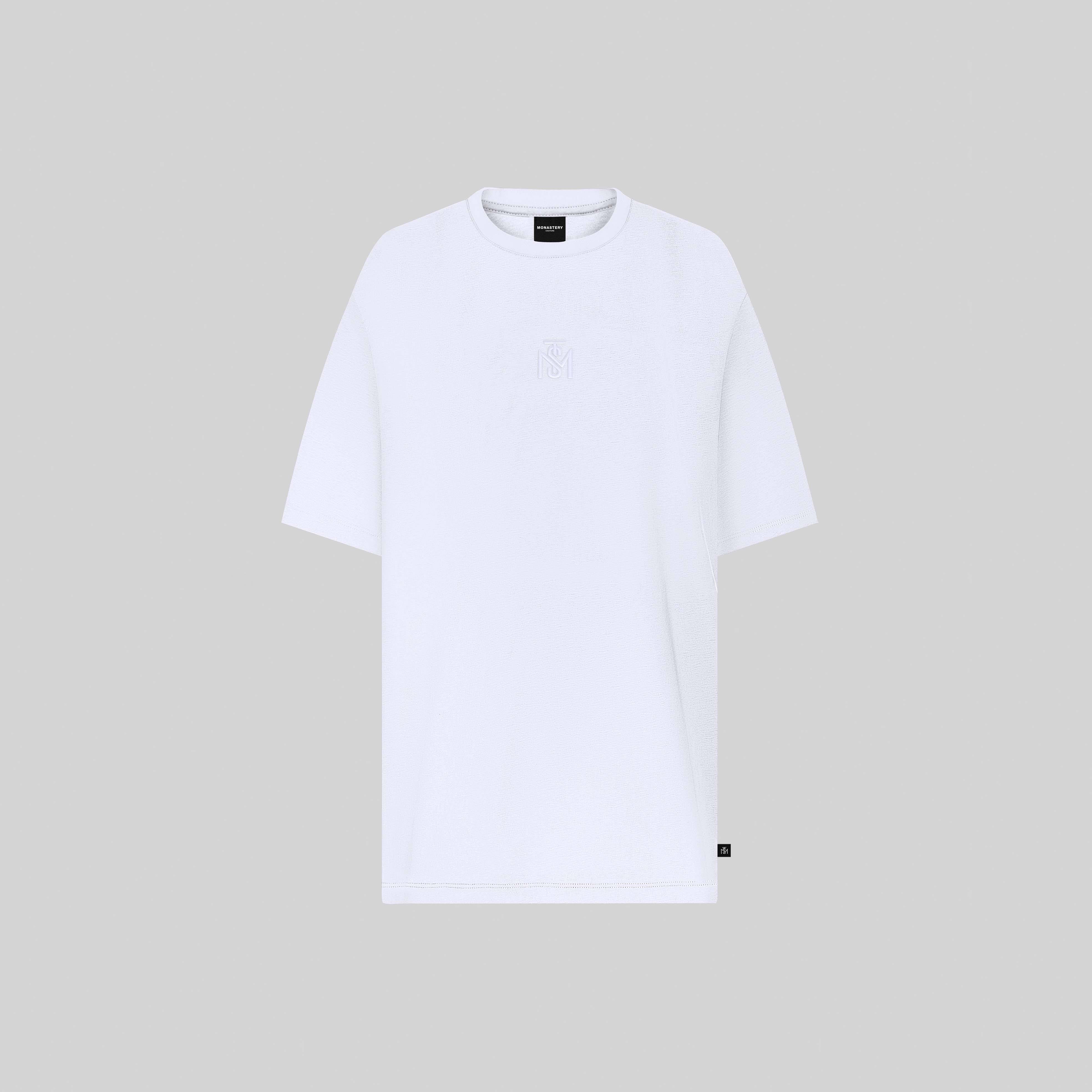 LISTER T-SHIRT OVERSIZE WHITE - Monastery