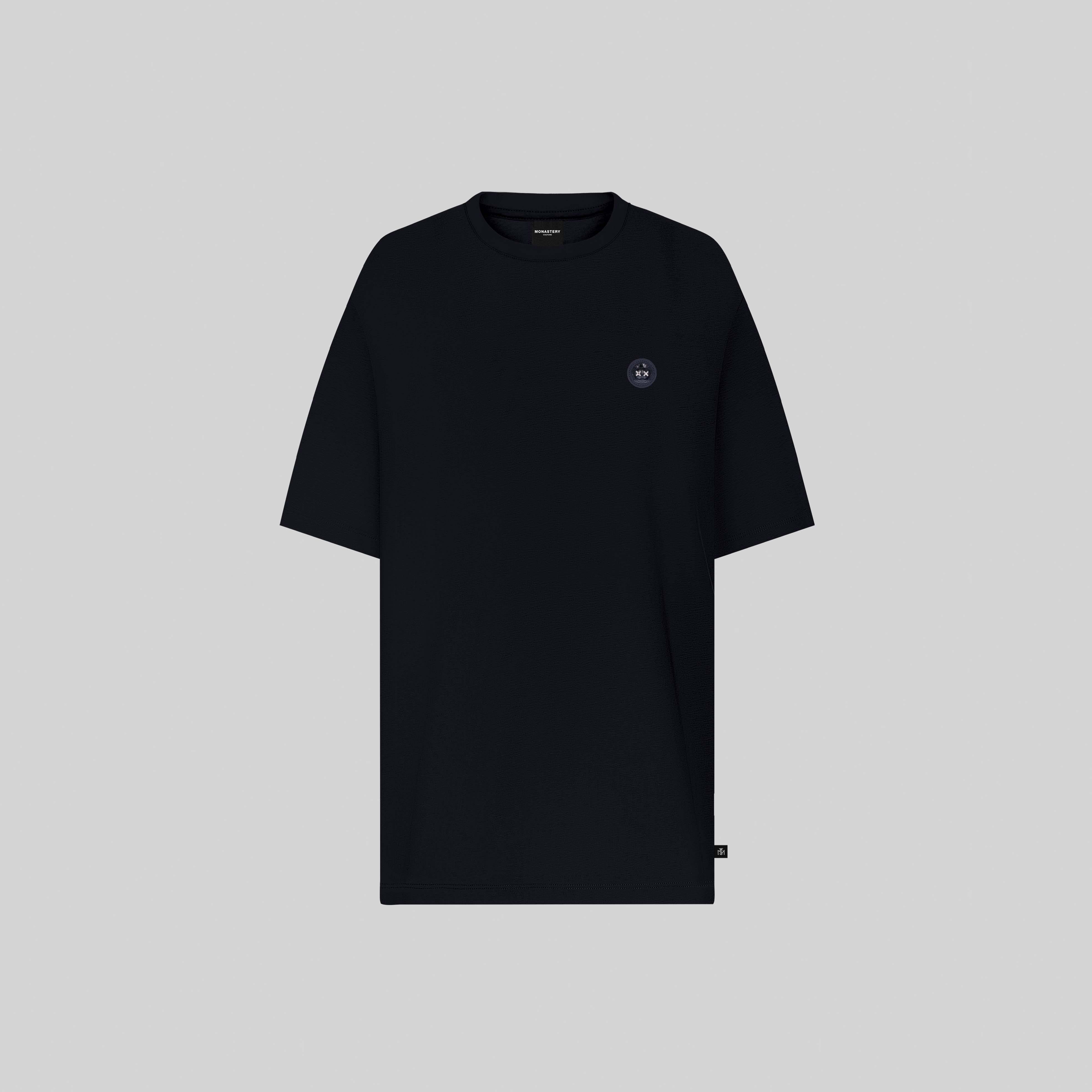 MANSELL T-SHIRT OVERSIZE BLACK | Monastery Couture