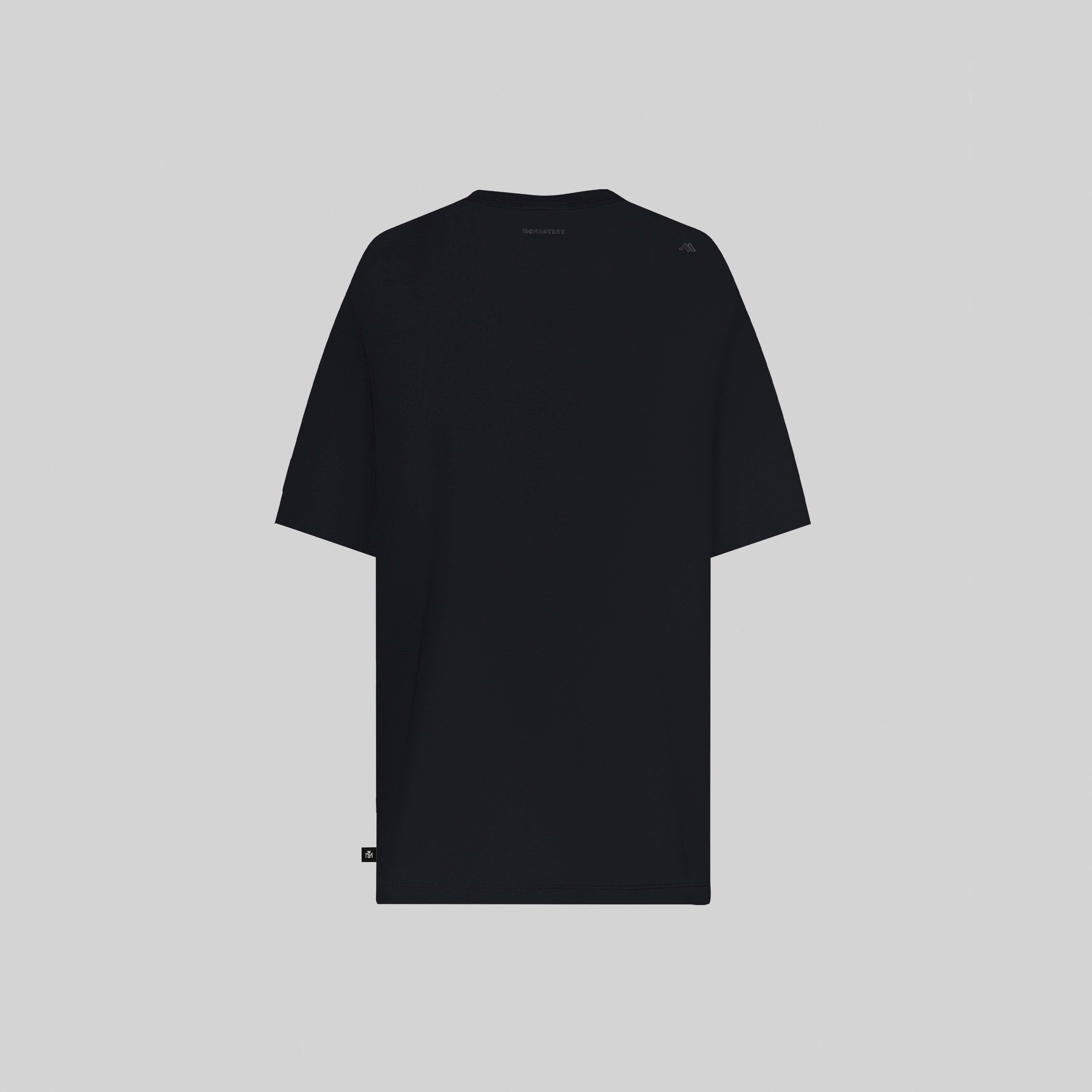 MANSELL T-SHIRT OVERSIZE BLACK | Monastery Couture