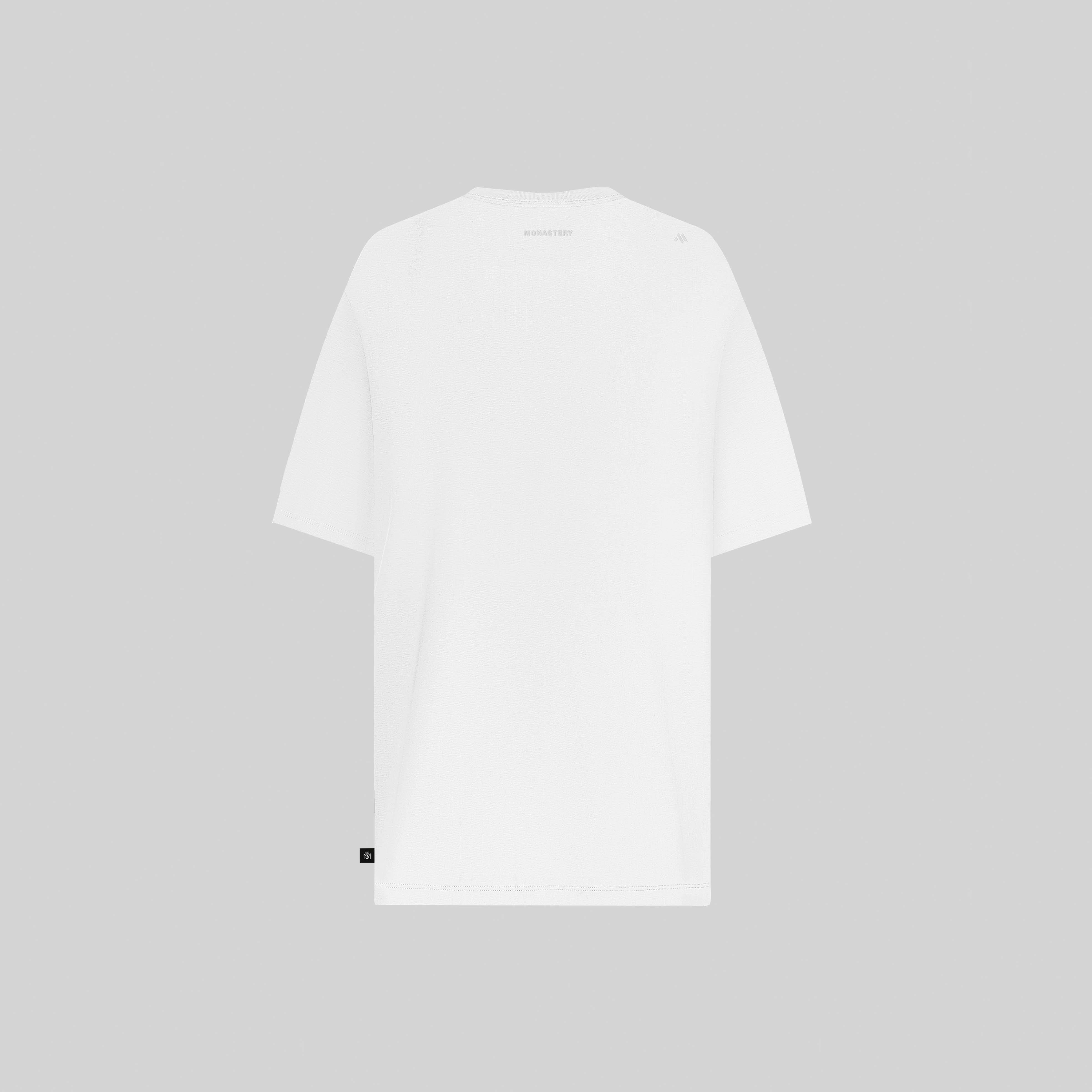 SAICLOP T-SHIRT OVERSIZE WHITE | Monastery Couture