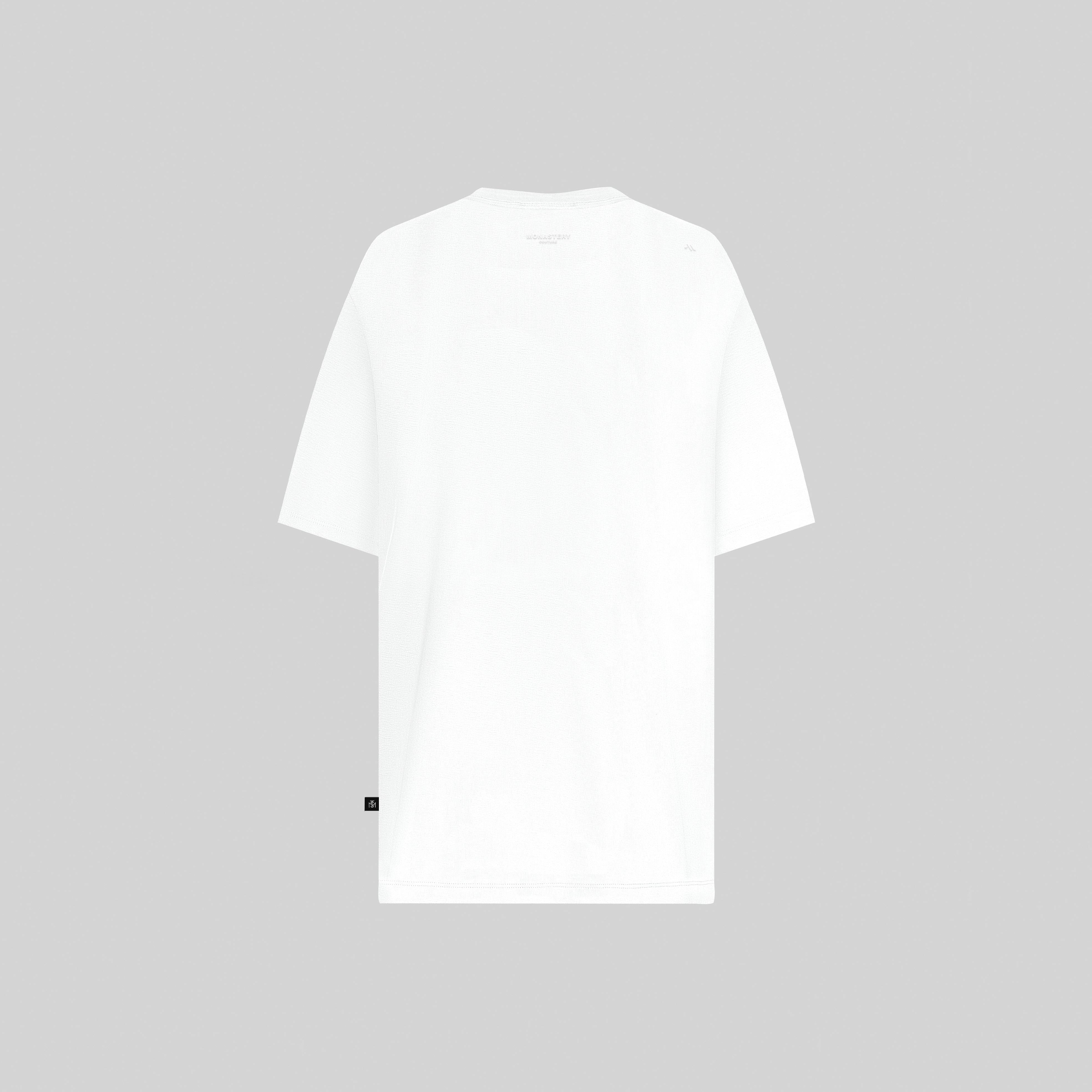 SILON WHITE T-SHIRT OVERSIZE | Monastery Couture