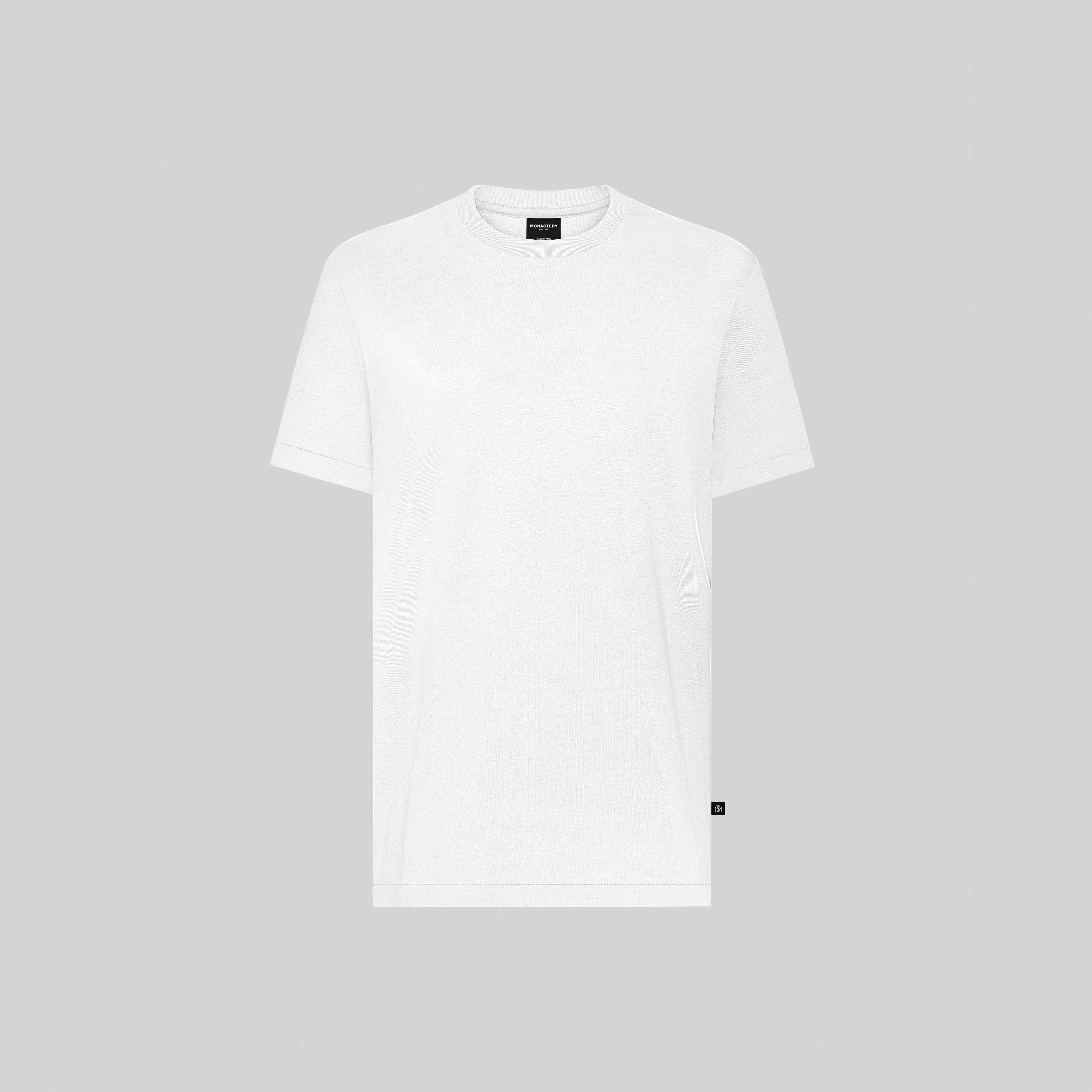 CRESCENT T-SHIRT OVERSIZE WHITE - Monastery