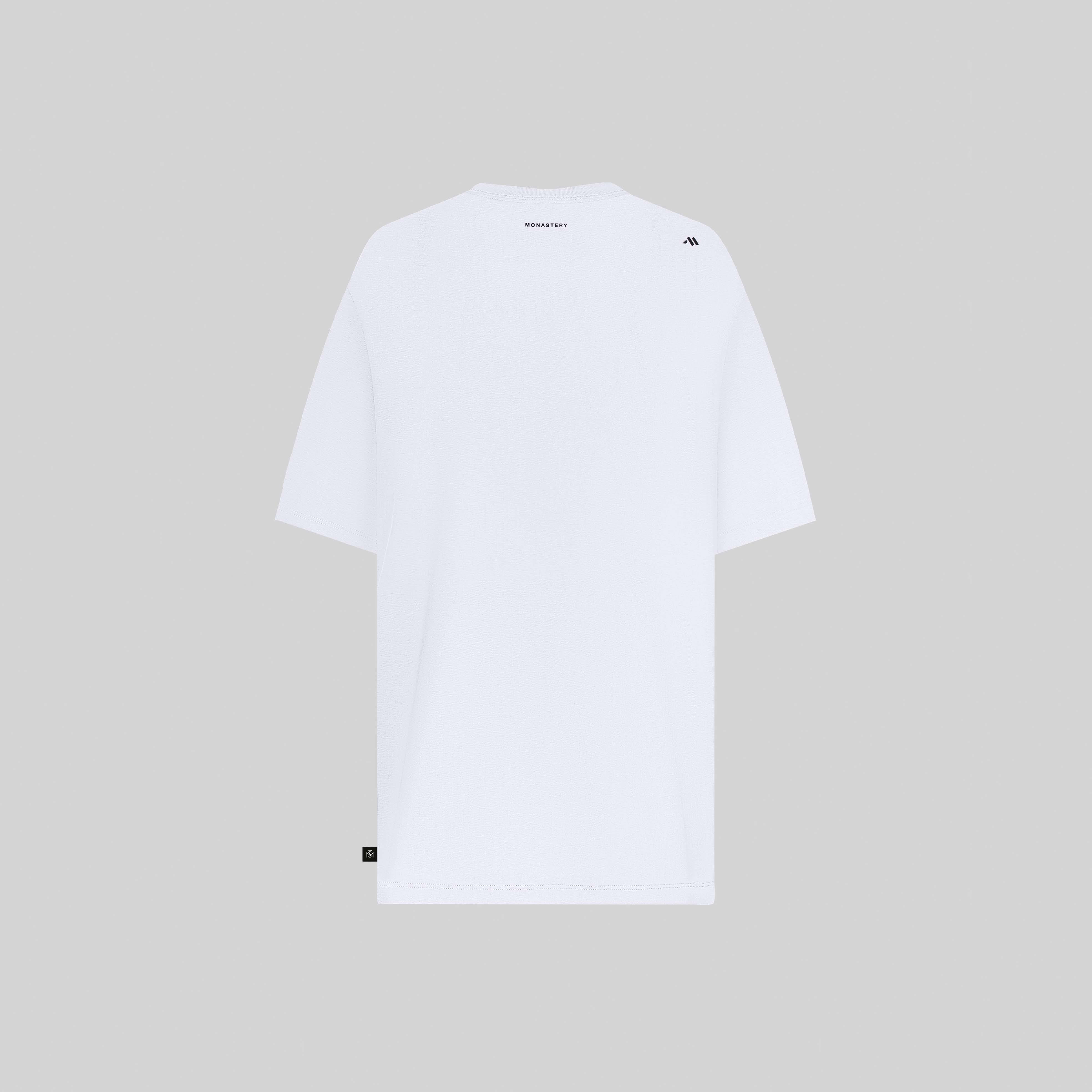 MANSELL T-SHIRT OVERSIZE WHITE | Monastery Couture