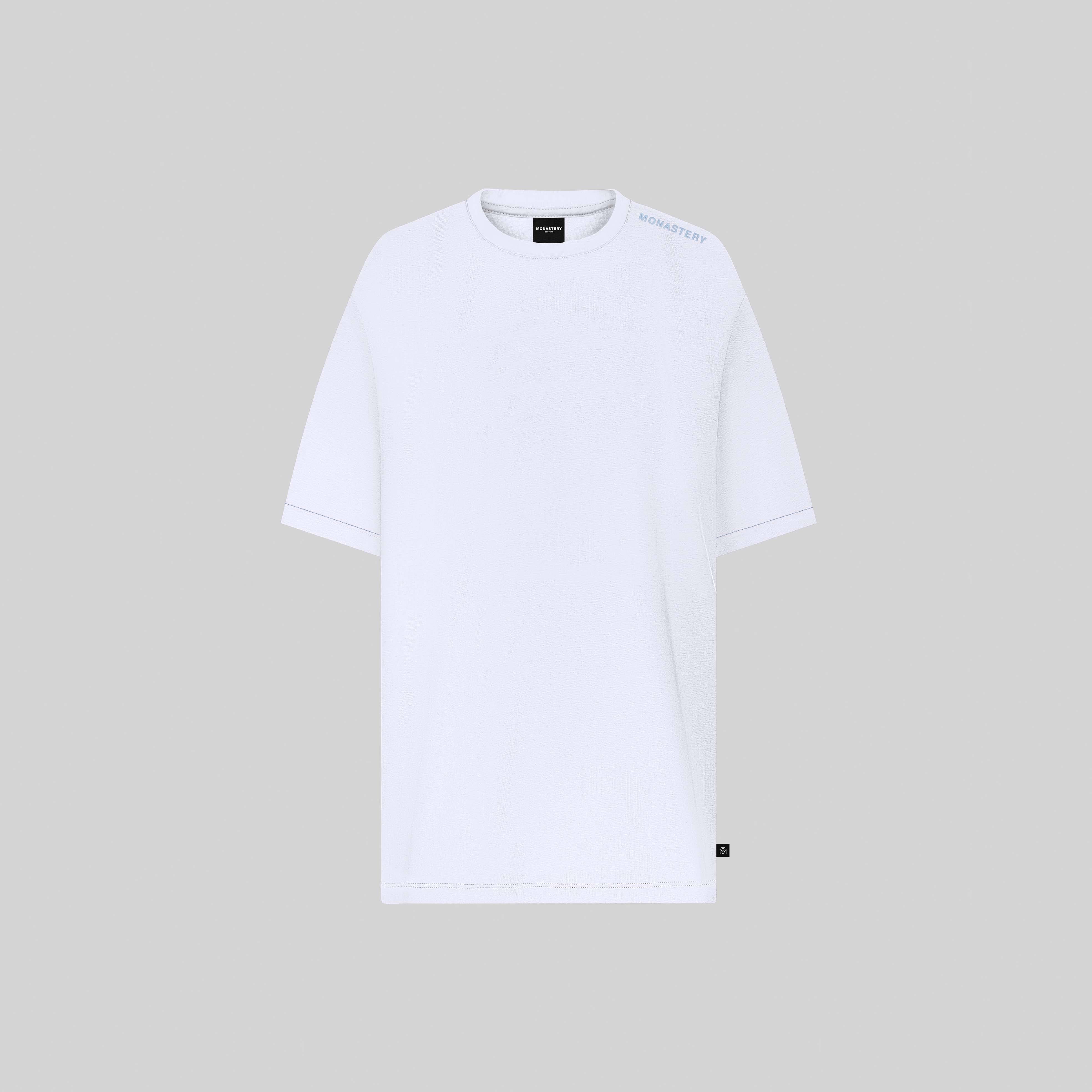 ROSSO T-SHIRT OVERSIZE WHITE | Monastery Couture