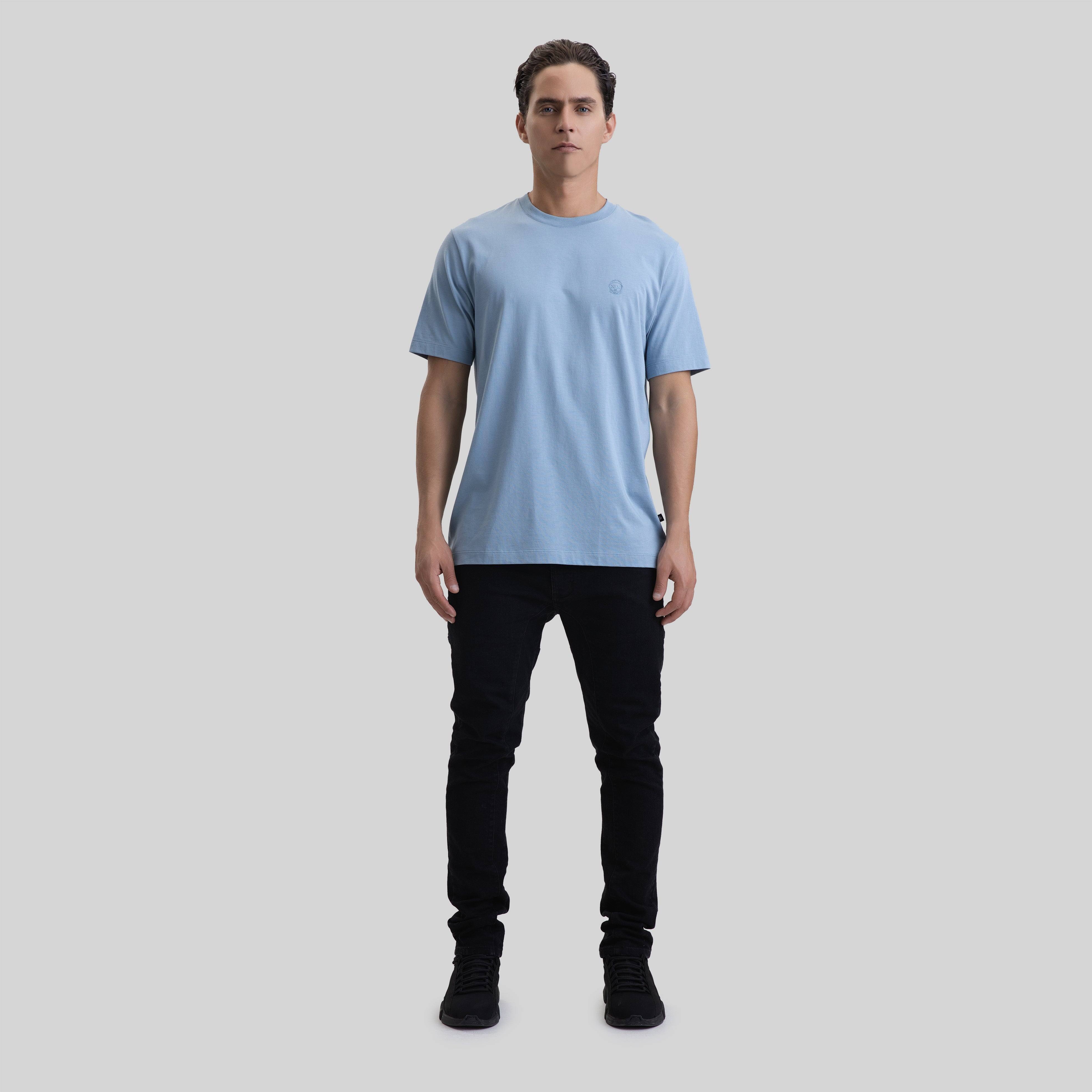 PITS PACK T-SHIRT FADED DENIM - Monastery