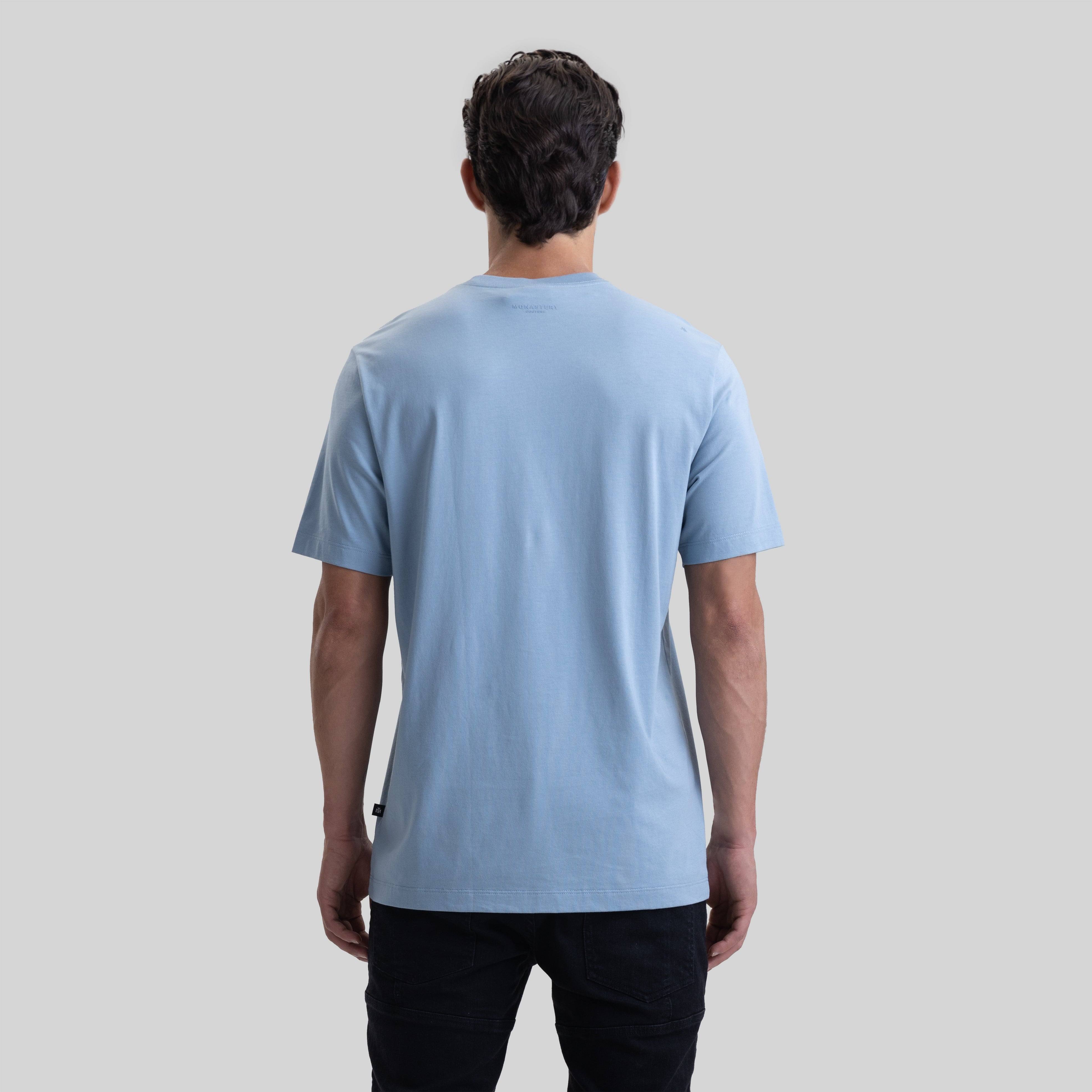 PITS PACK T-SHIRT FADED DENIM - Monastery