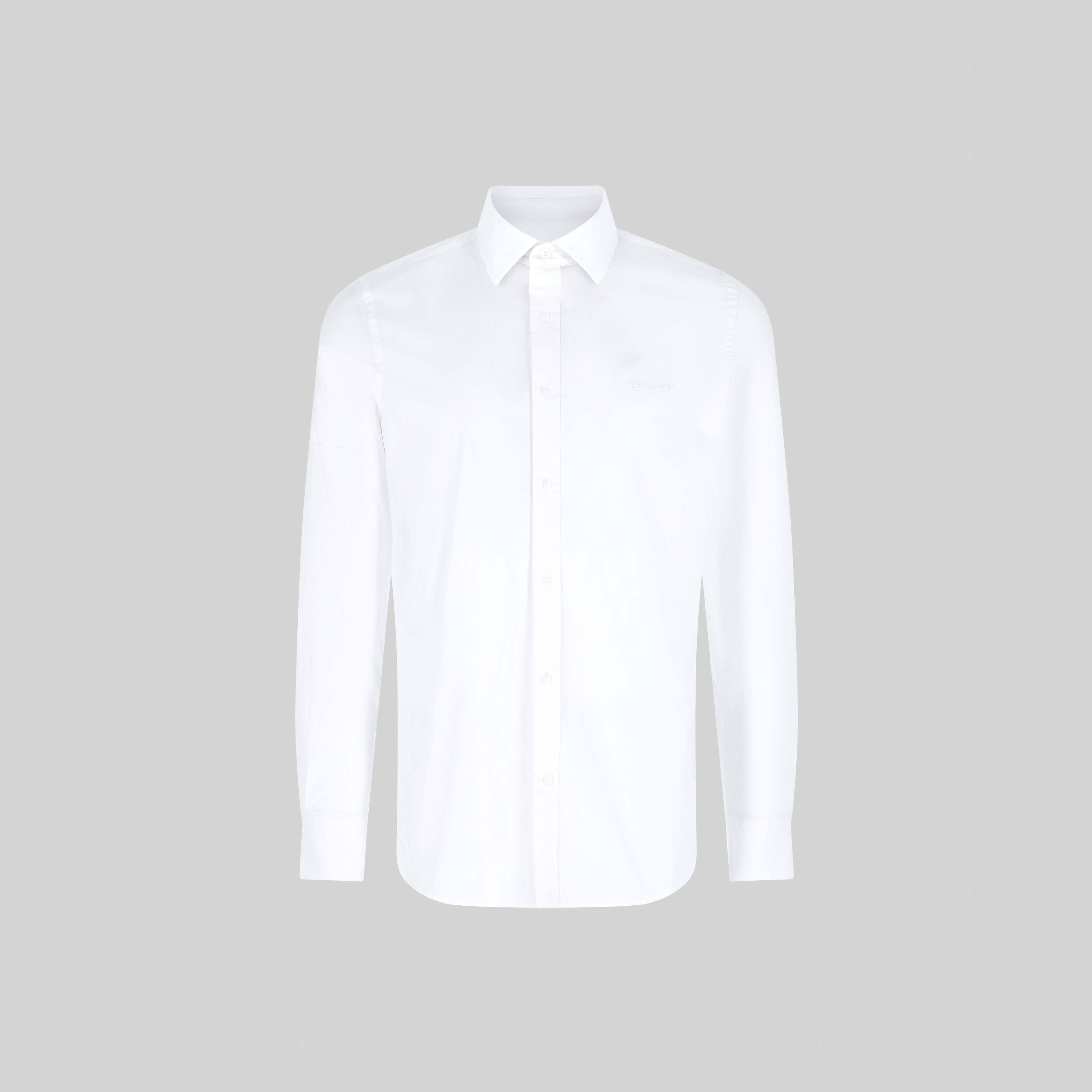 ROLLS SHIRT LONG SLEEVE WHITE | Monastery Couture