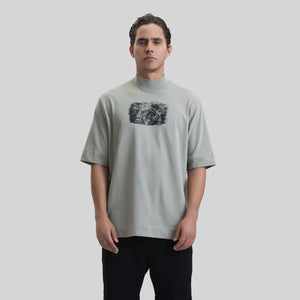 ROUGE T-SHIRT OVERSIZE SEA GRASS