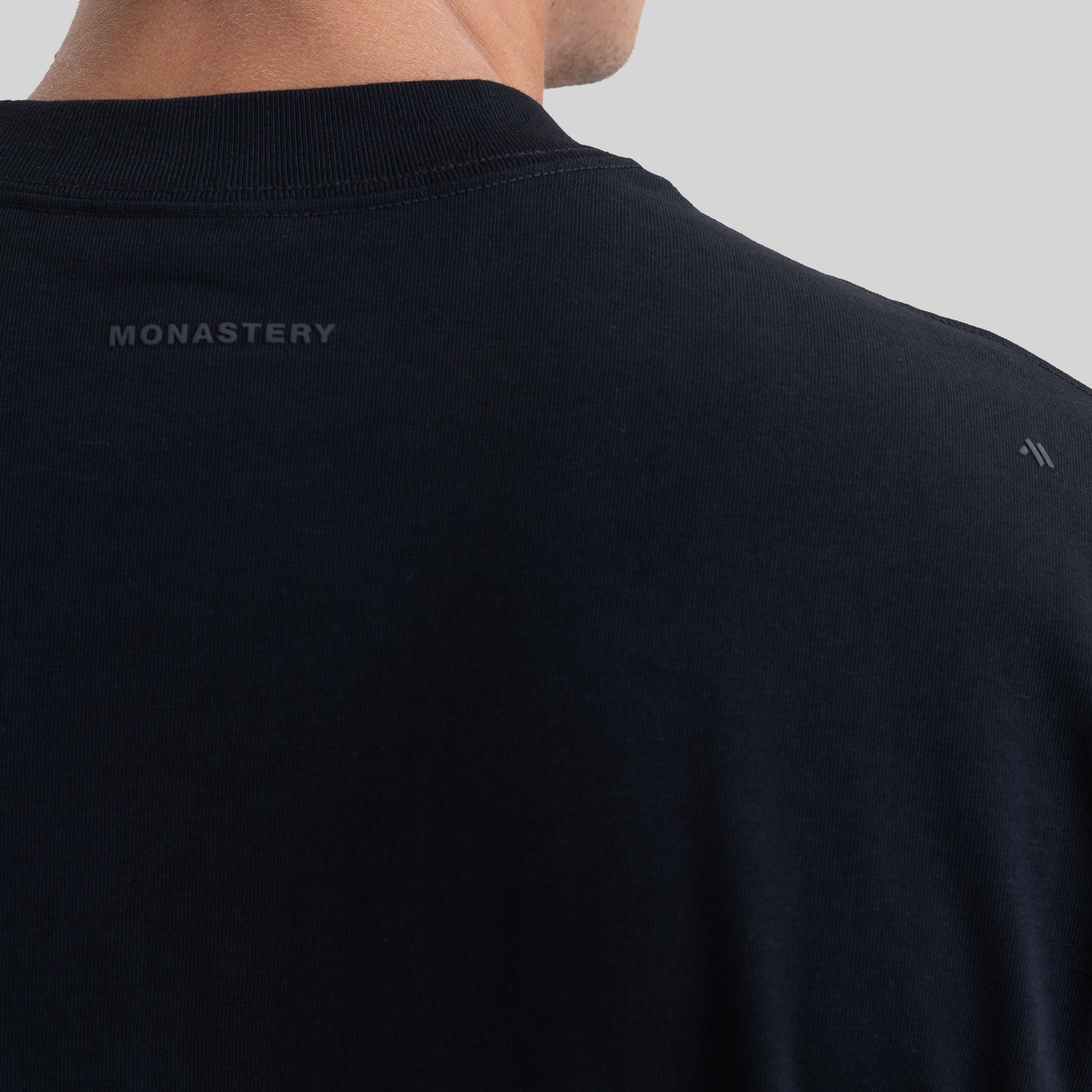 SAICLOP T-SHIRT OVERSIZE BLACK | Monastery Couture