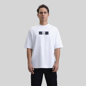 SAICLOP T-SHIRT OVERSIZE WHITE | Monastery Couture