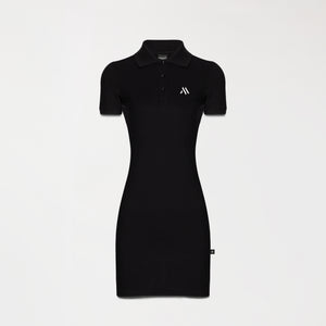 SHIV POLO DRESS WOMEN BLACK