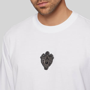 SILON WHITE T-SHIRT OVERSIZE | Monastery Couture