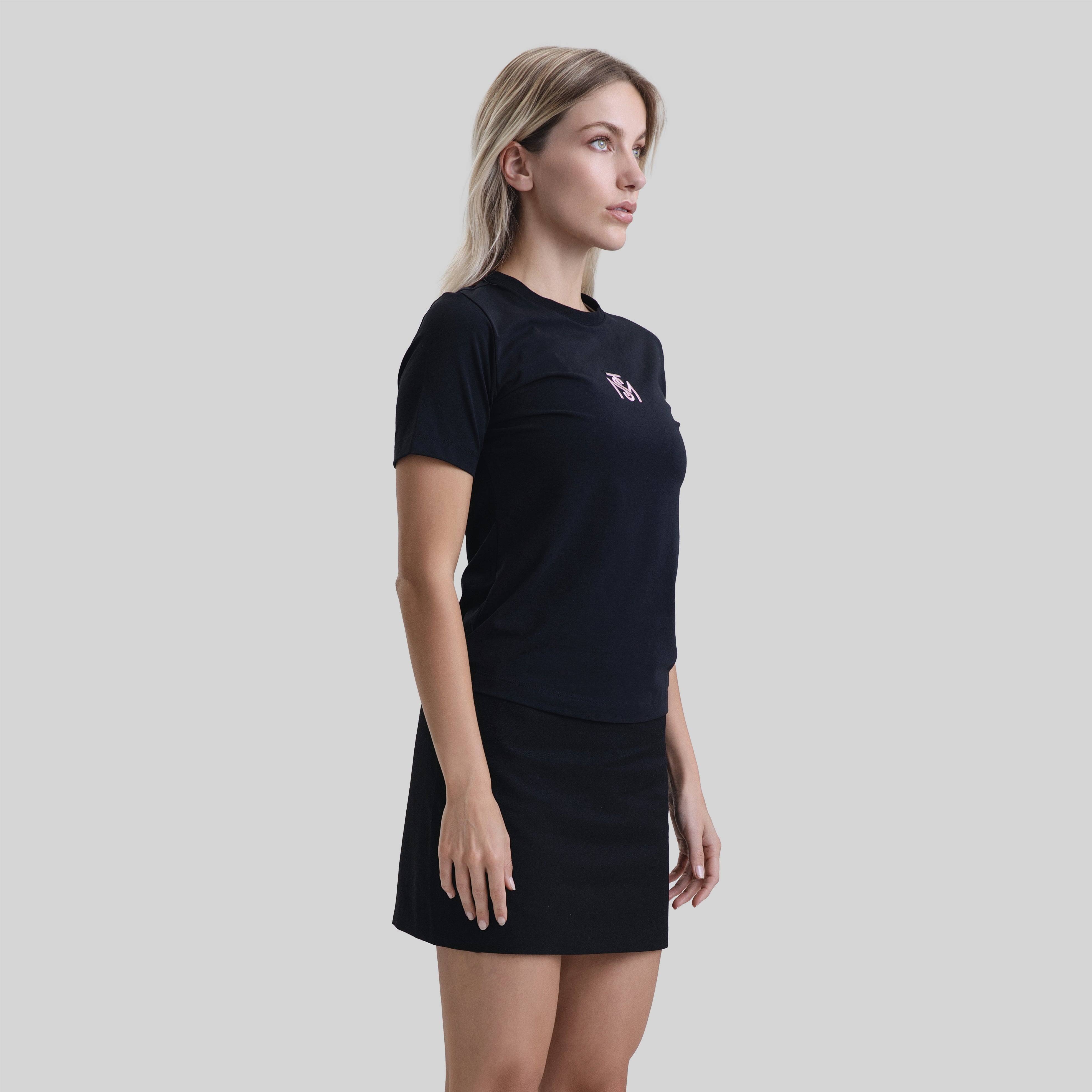 SPUR T-SHIRT WOMEN BLACK - Monastery