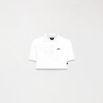 SUTTON POLO CROP TOP WOMEN WHITE