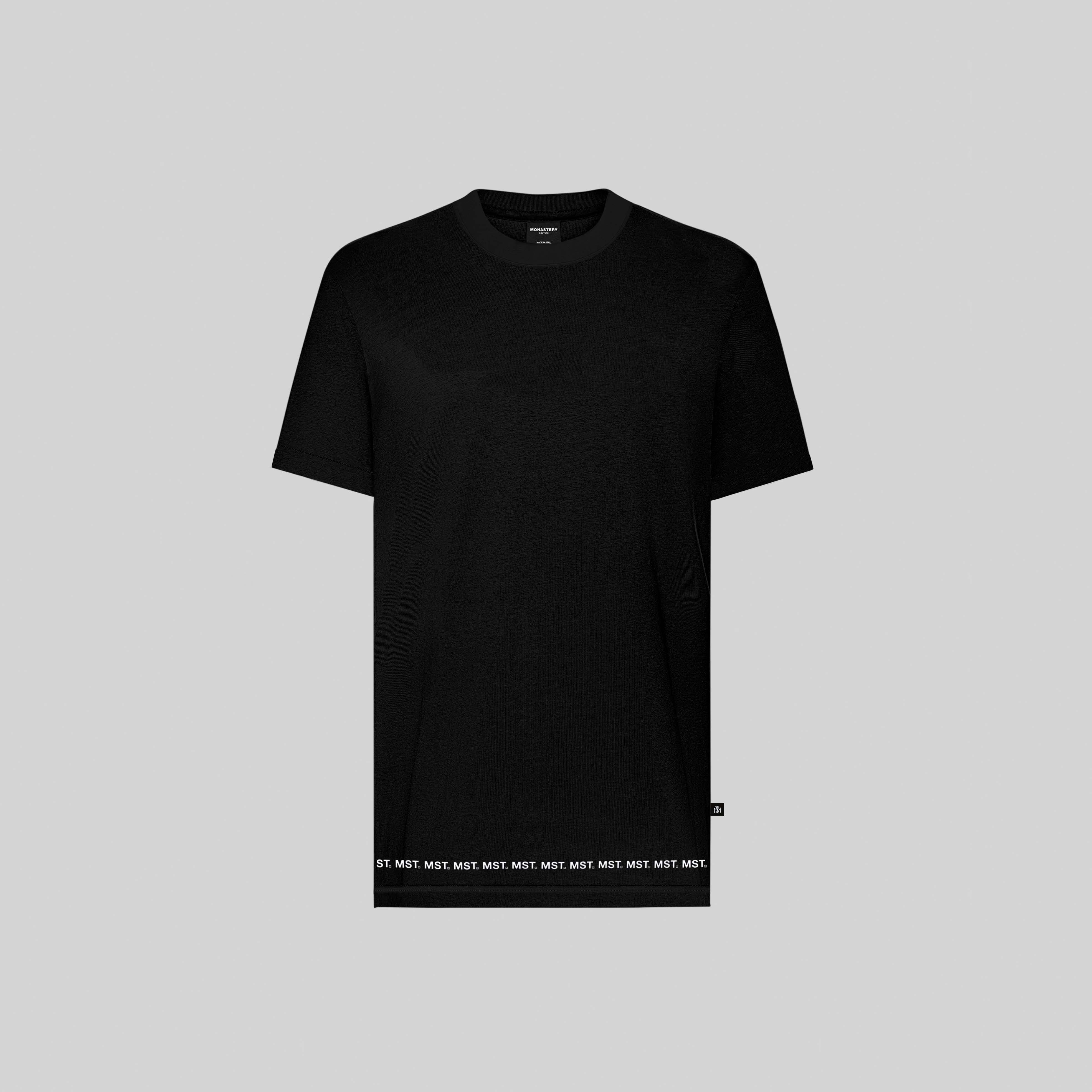 DELTA T-SHIRT MEN BLACK - Monastery