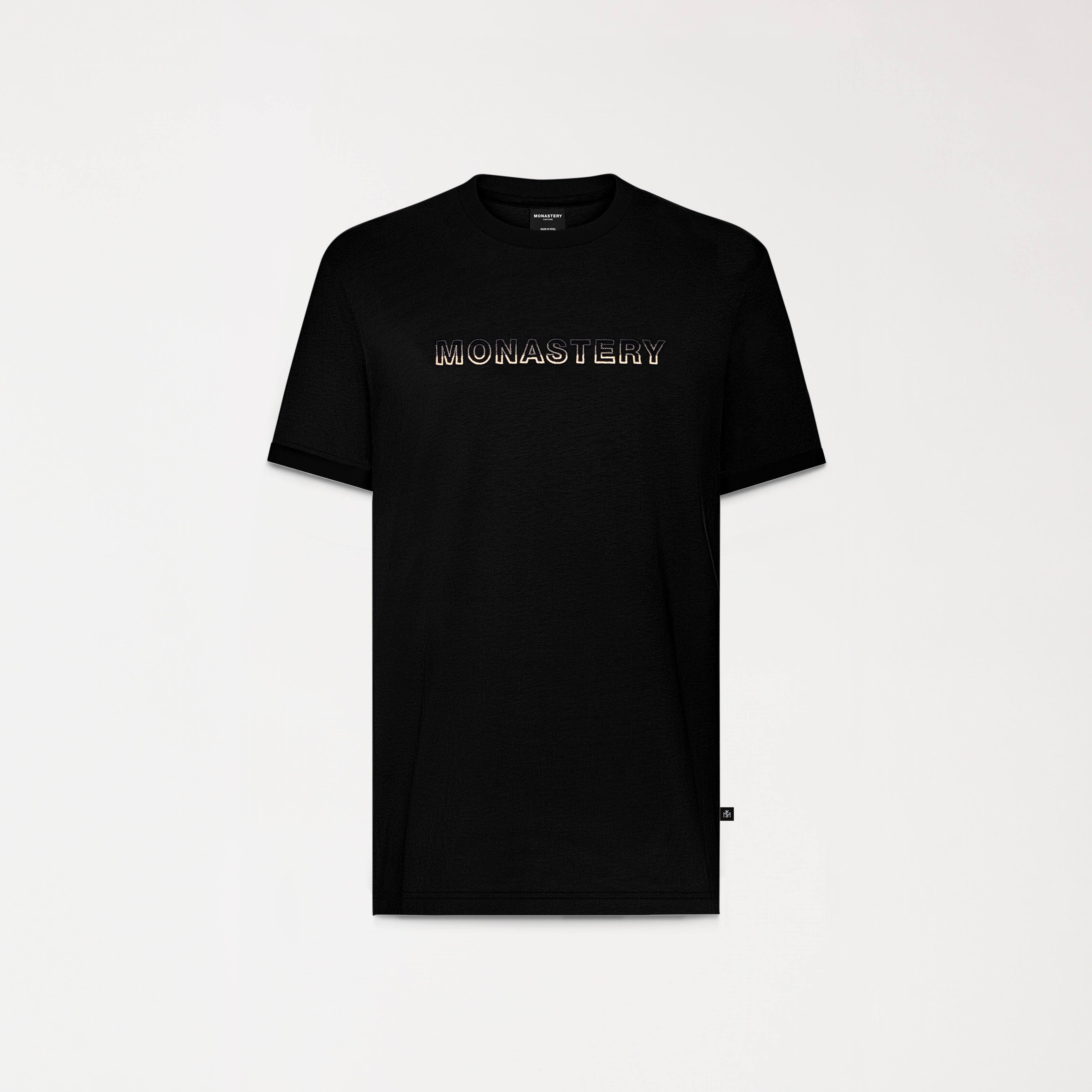 FLATWICK T-SHIRT MEN BLACK - Monastery