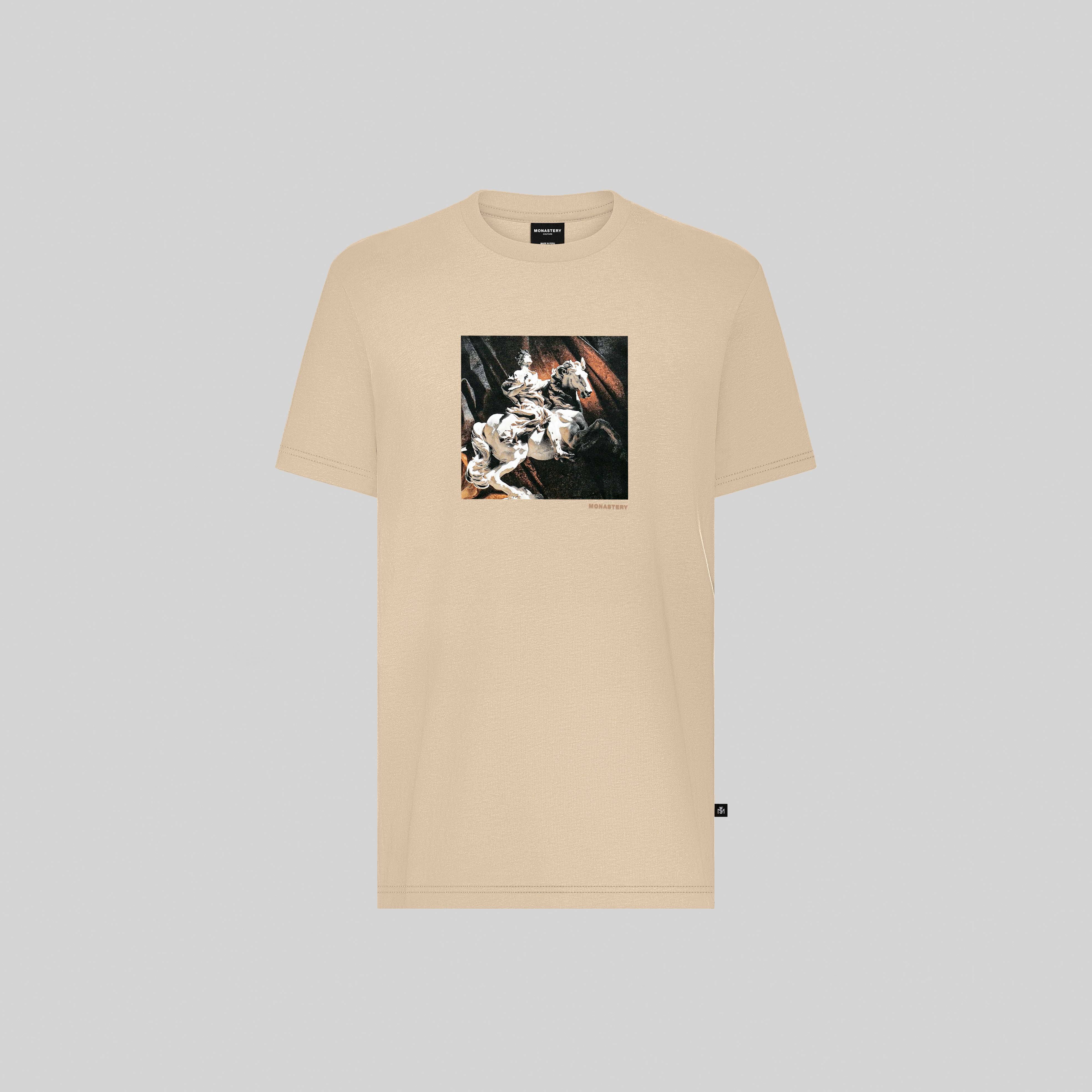 ELNATH T-SHIRT MEN CAMEL - Monastery