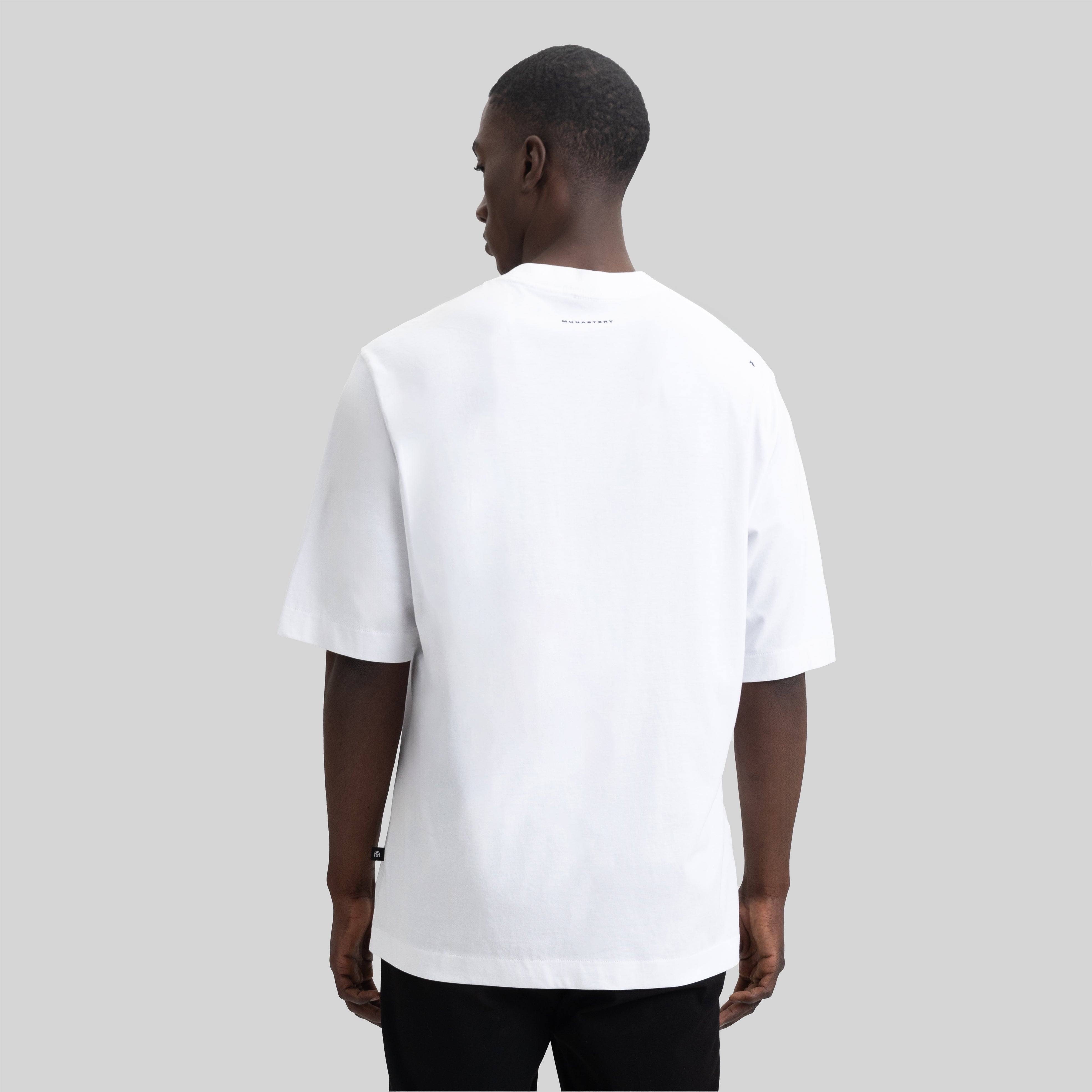 MANSELL T-SHIRT OVERSIZE WHITE - Monastery