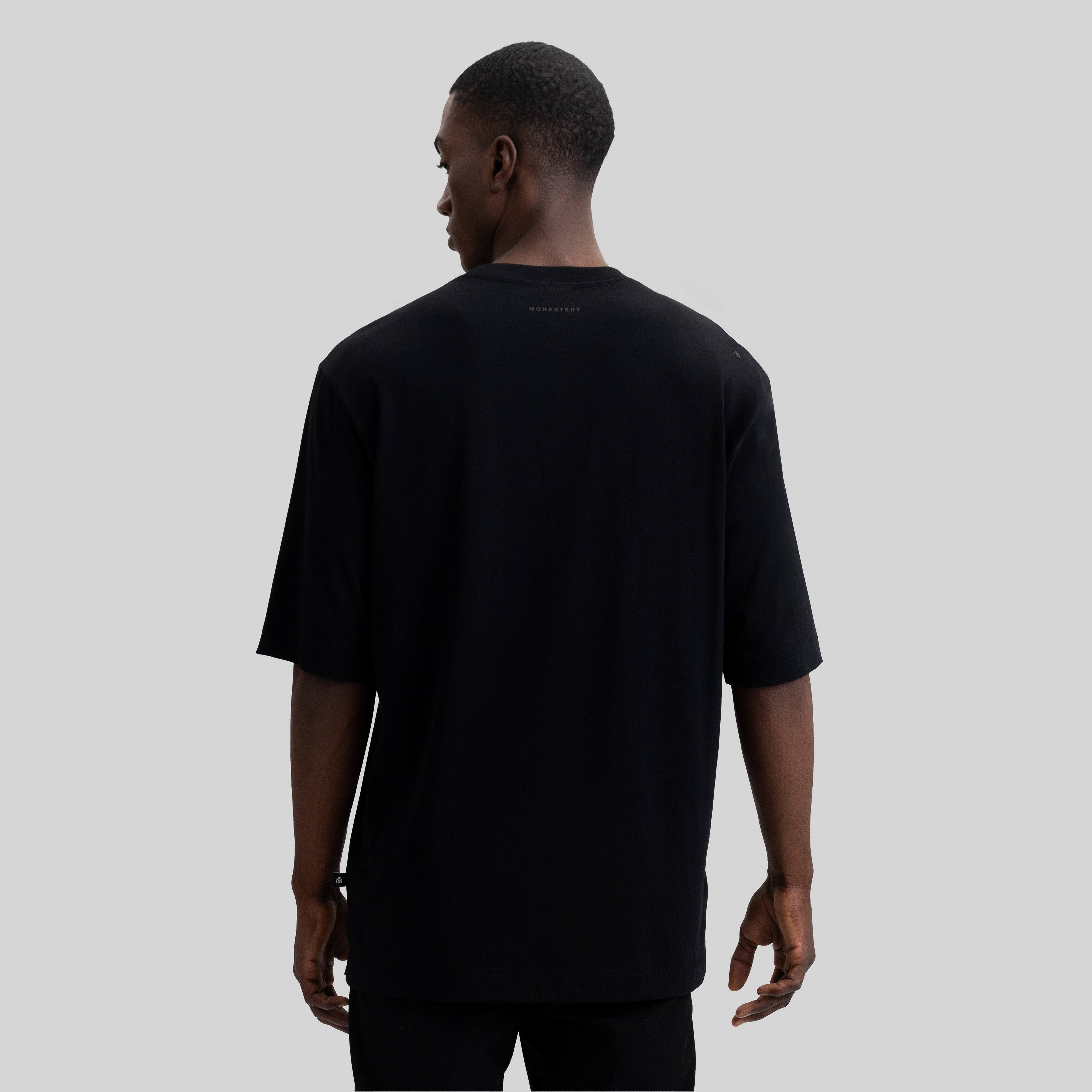 MANSELL T-SHIRT OVERSIZE BLACK - Monastery