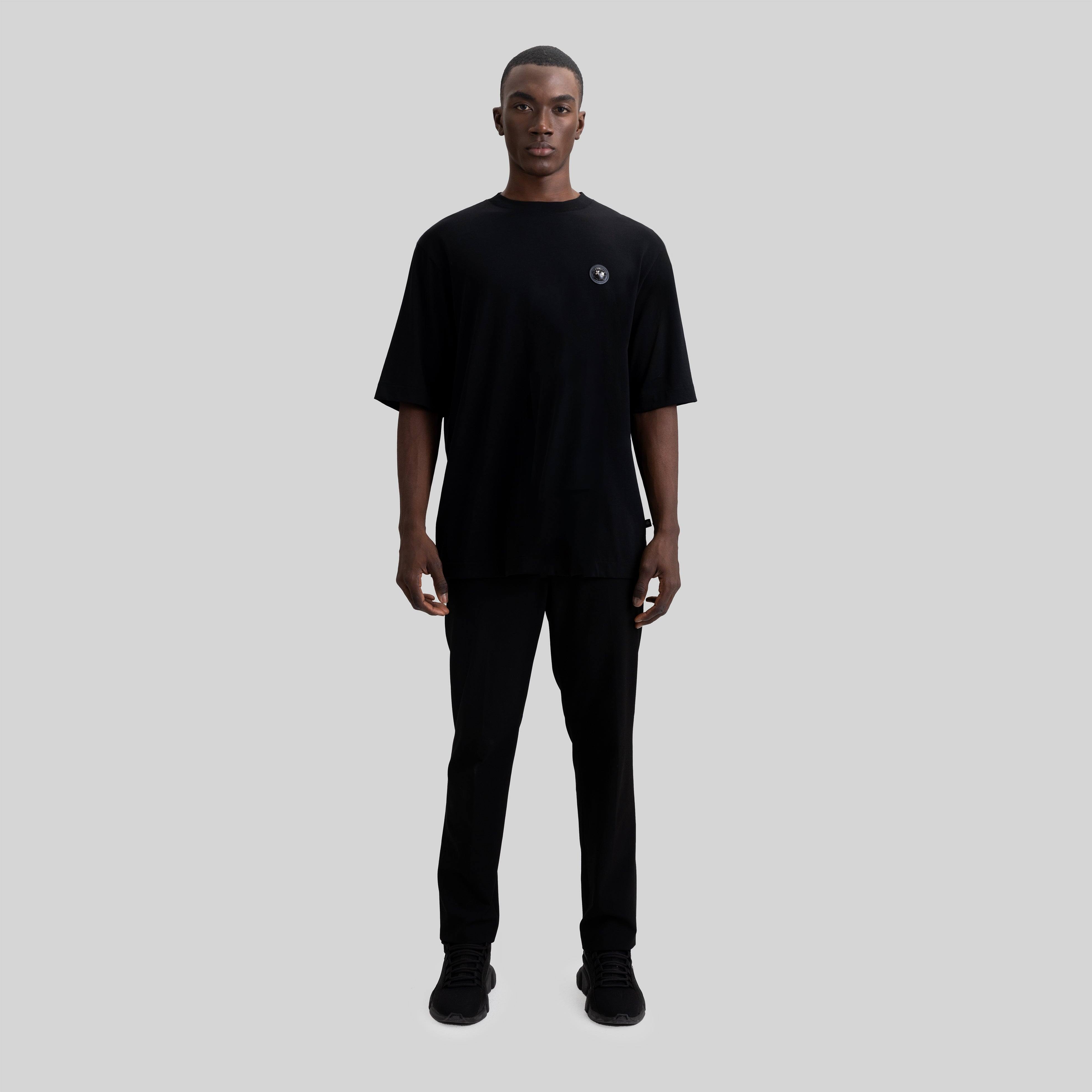 MANSELL T-SHIRT OVERSIZE BLACK - Monastery