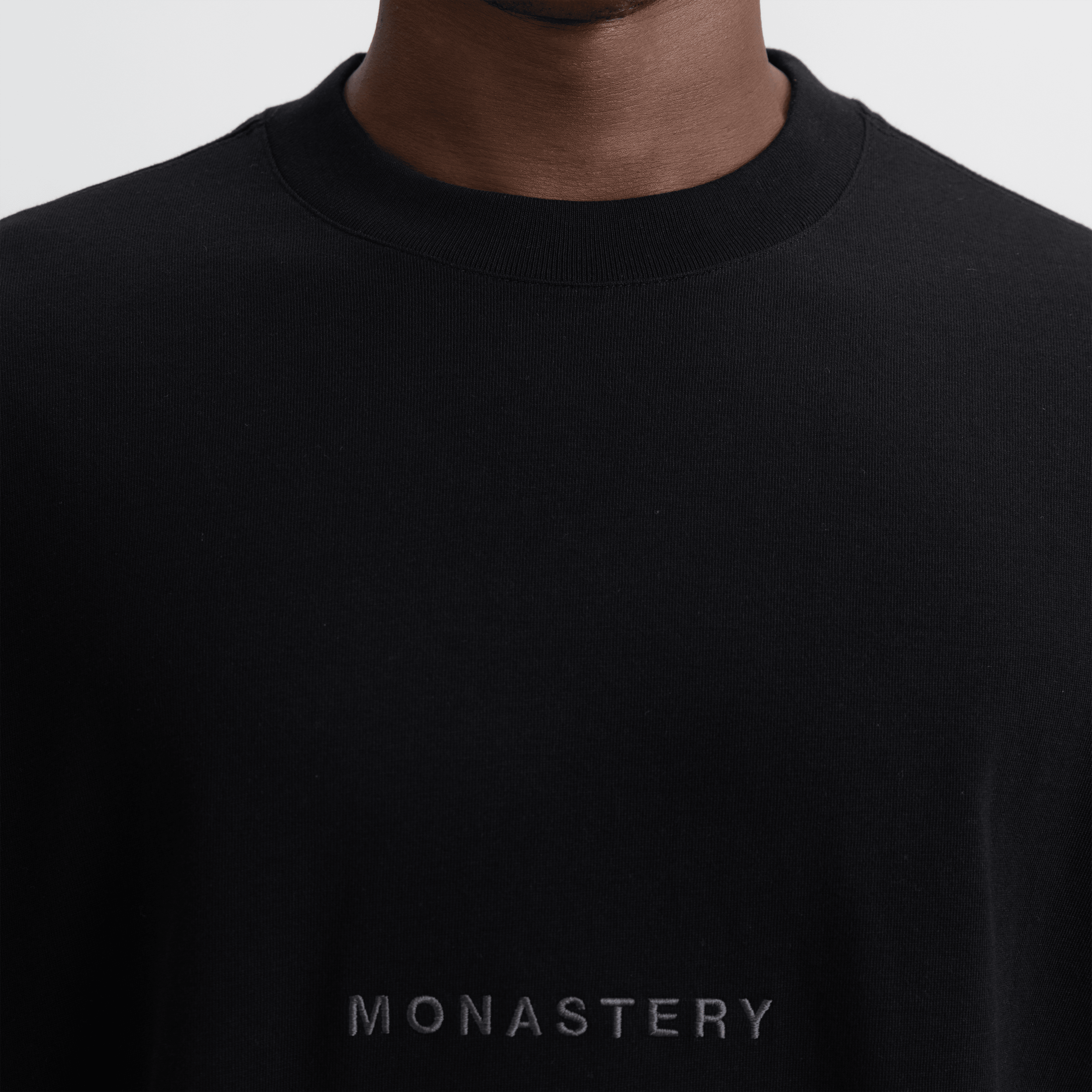 WOLF T-SHIRT OVERSIZE BLACK - Monastery