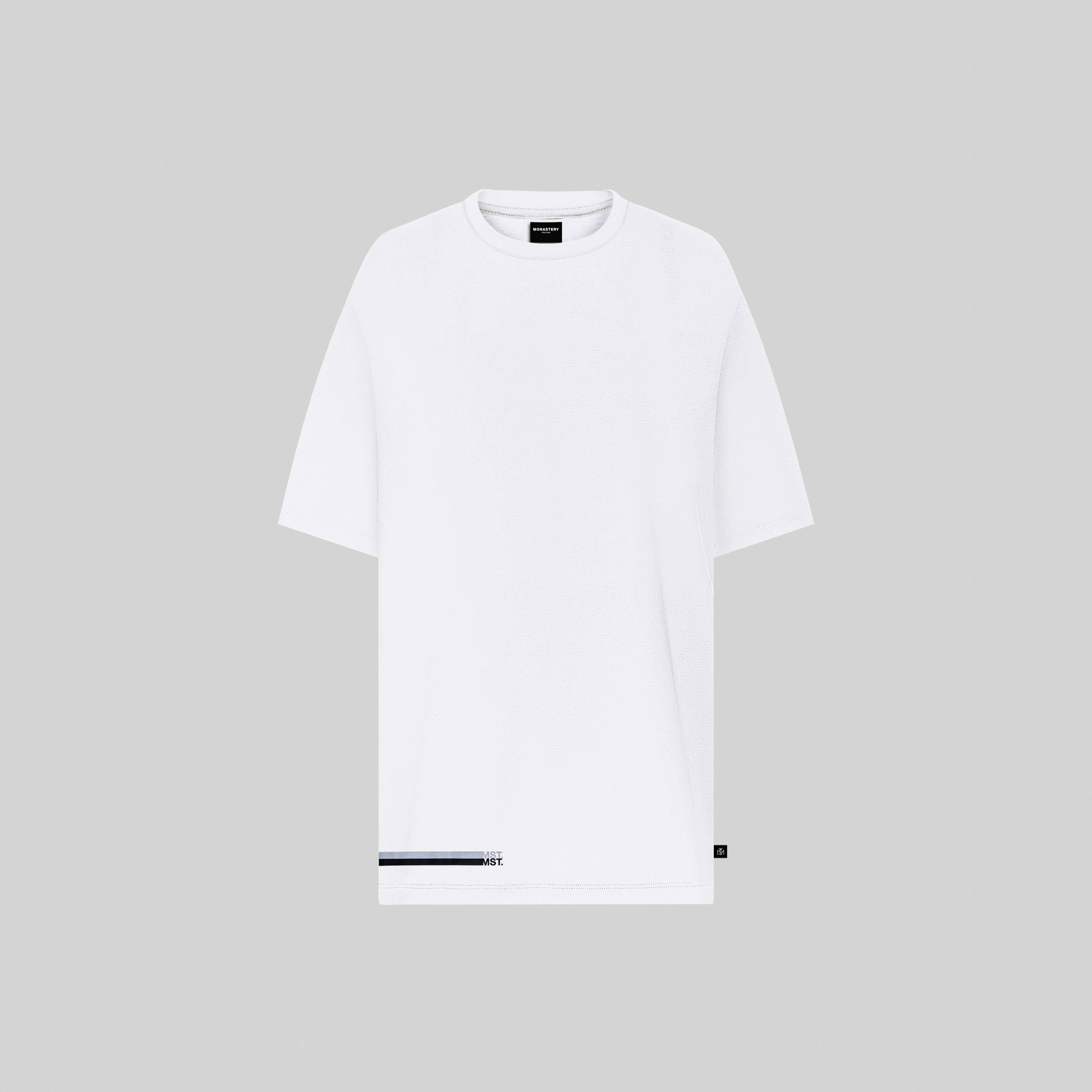 VORTEX T-SHIRT OVERSIZE WHITE - Monastery