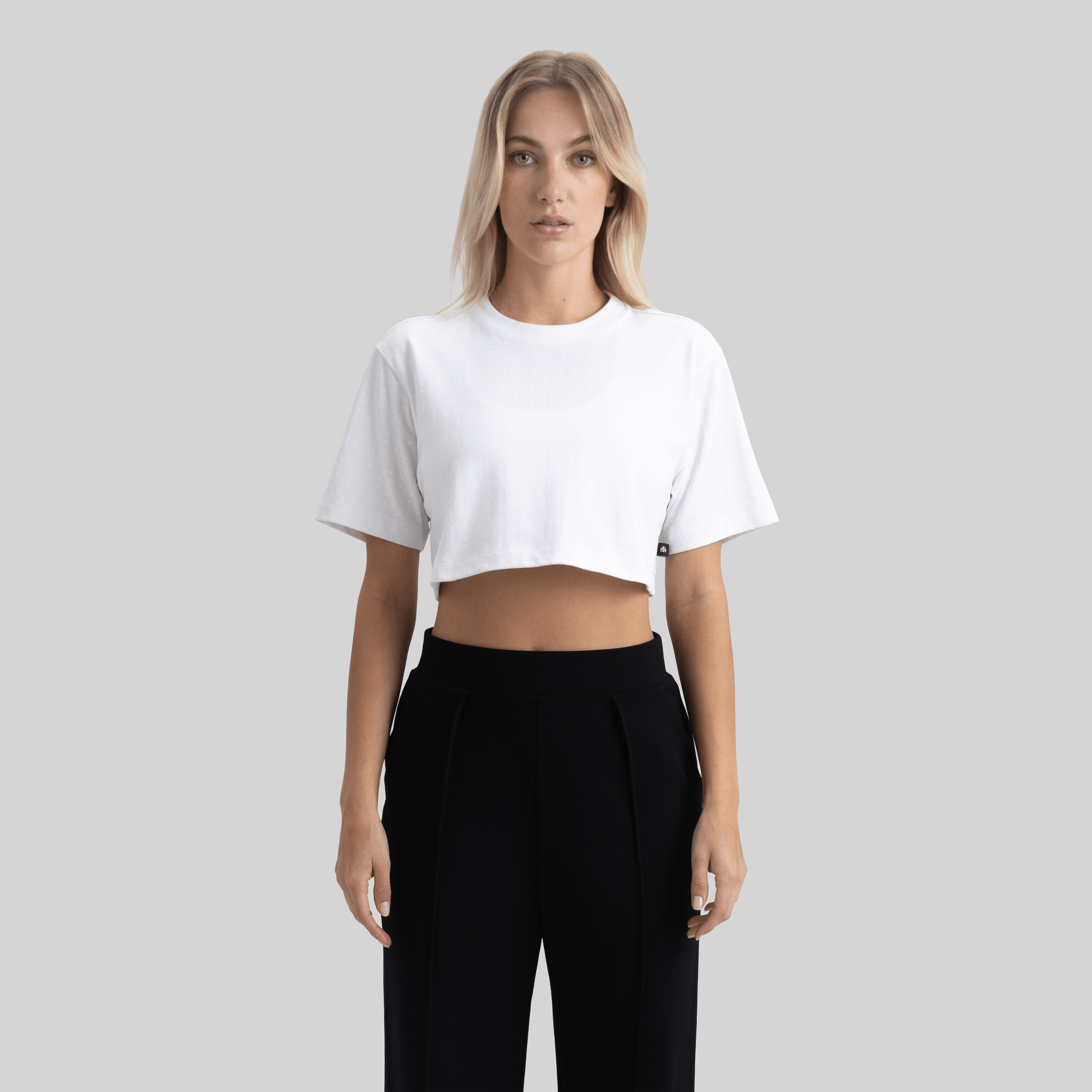 PONTIAC CROP TOP WHITE - Monastery