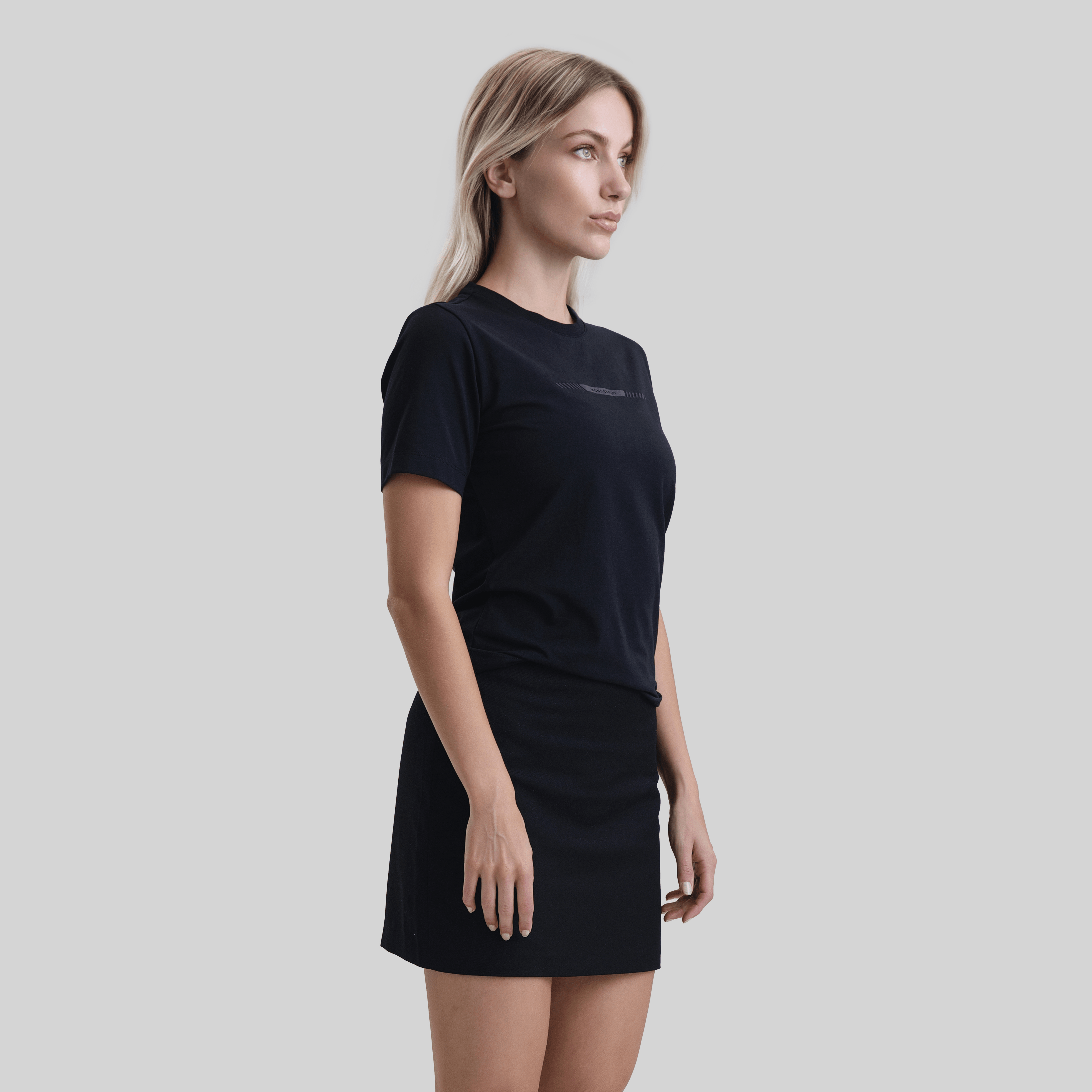 TAURI T-SHIRT WOMEN BLACK - Monastery