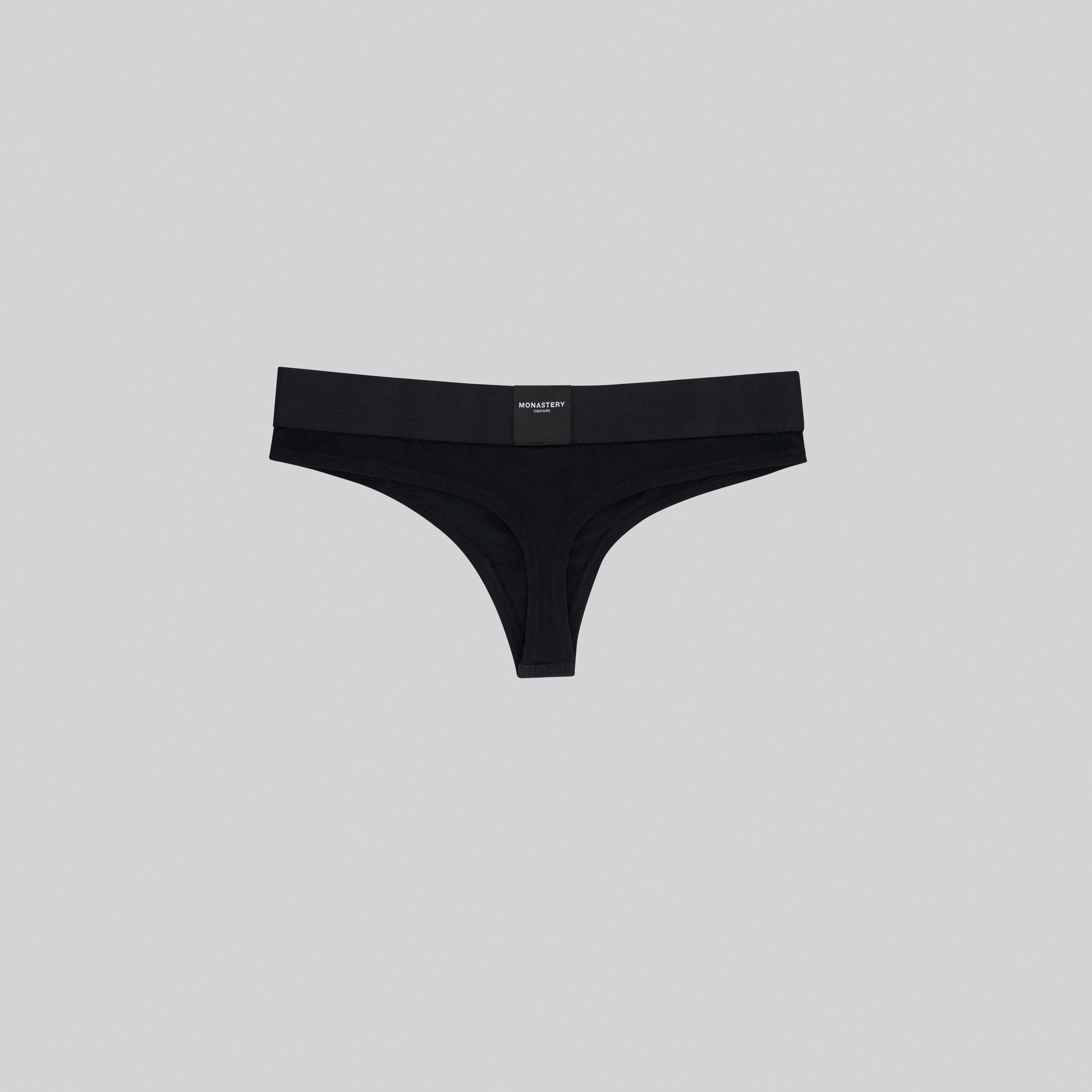 INFINITY PANTY BLACK - Monastery