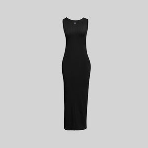 DRESS KNIT WOMEN LANCIA BLACK - Monastery