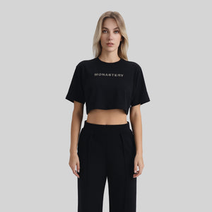 VETTEL CROP TOP BLACK