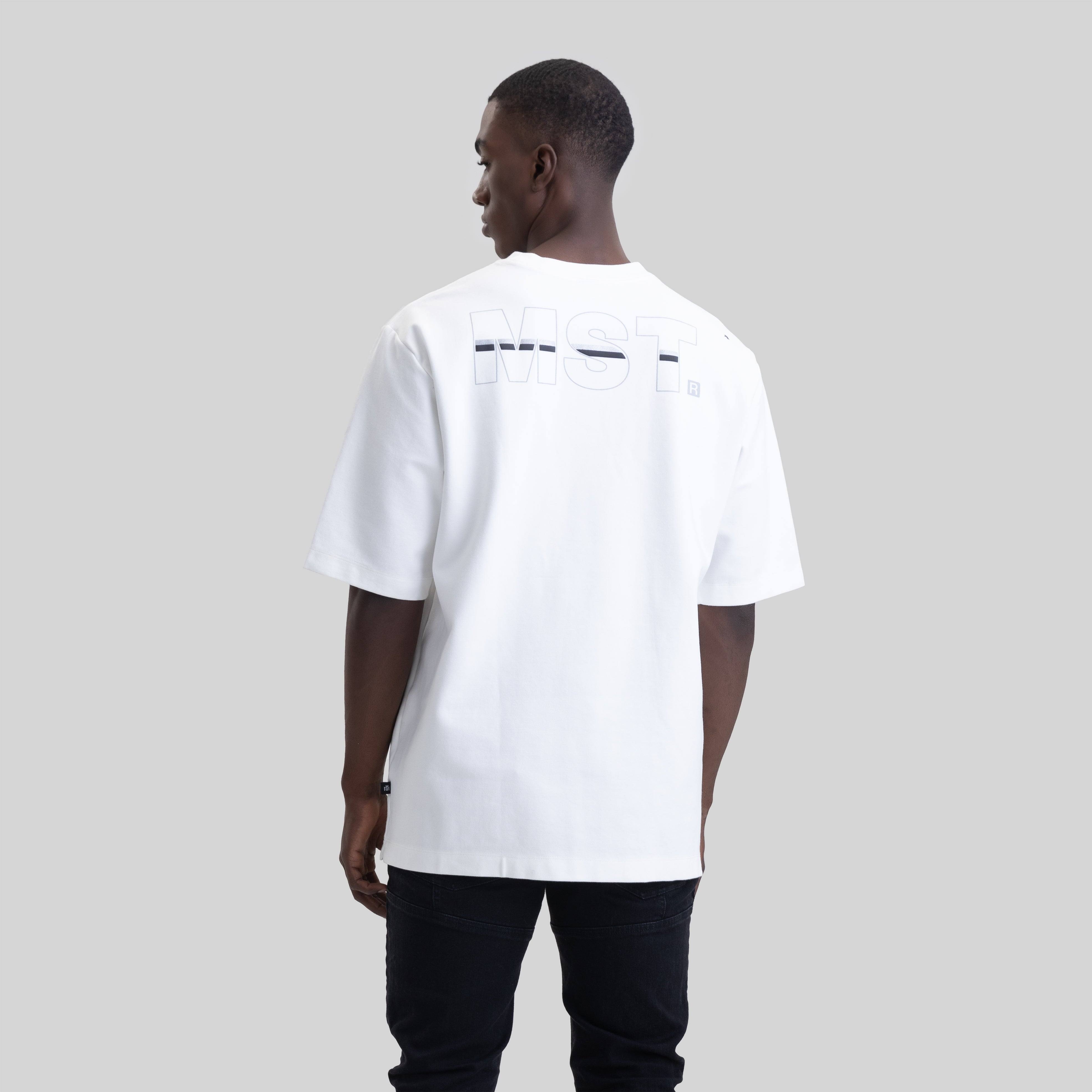 VORTEX T-SHIRT OVERSIZE WHITE - Monastery