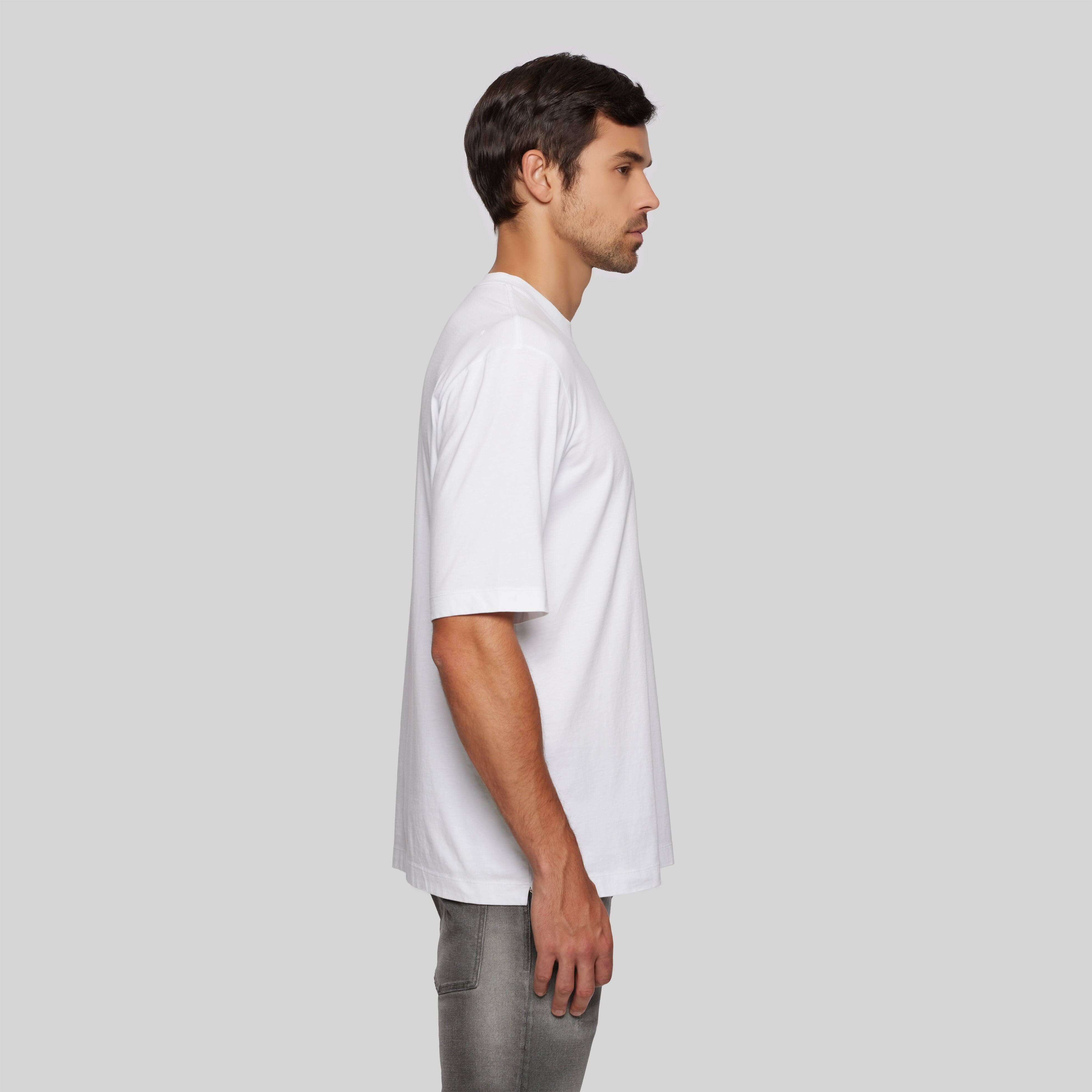 BENNI WHITE T-SHIRT OVERSIZE | Monastery Couture