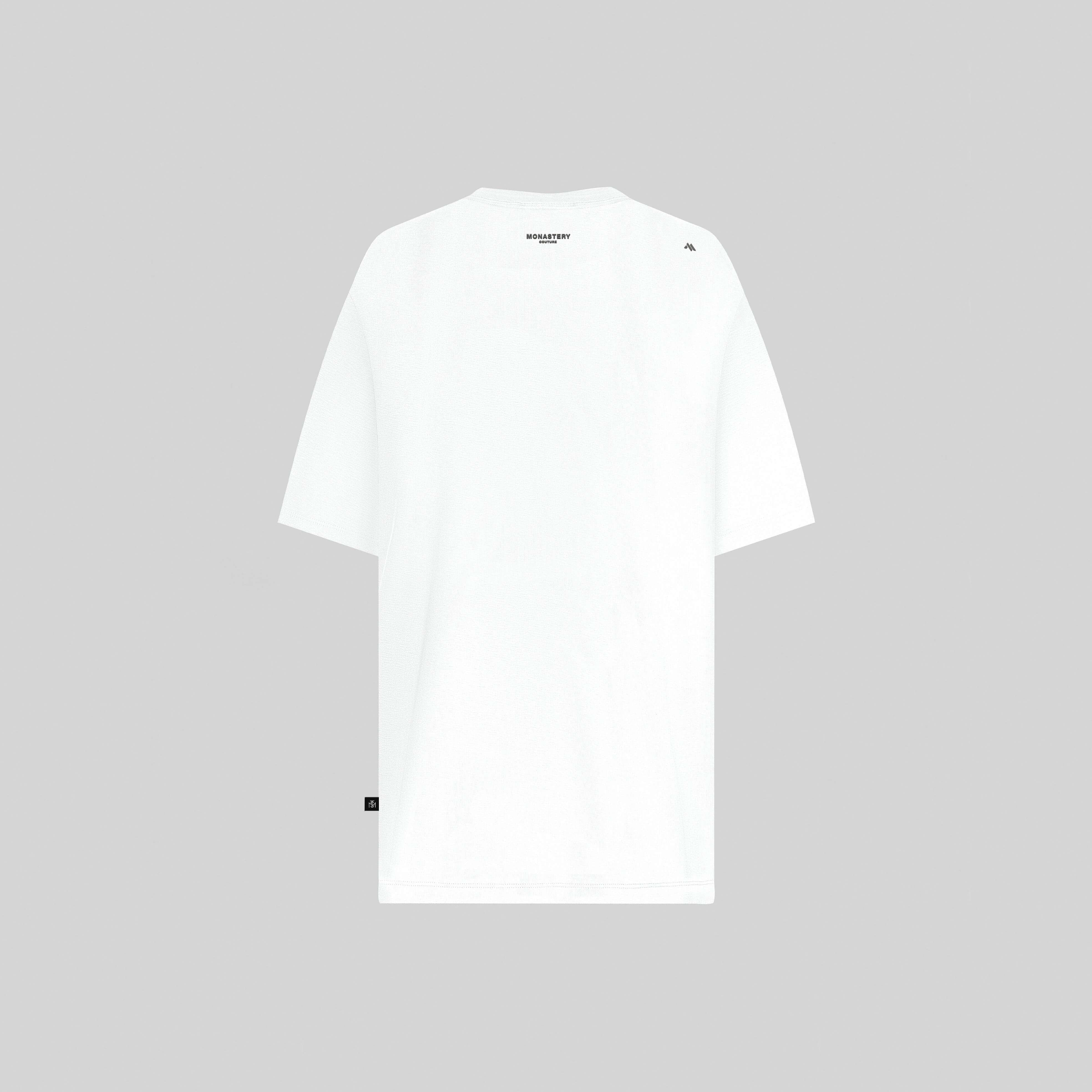 BENNI WHITE T-SHIRT OVERSIZE | Monastery Couture