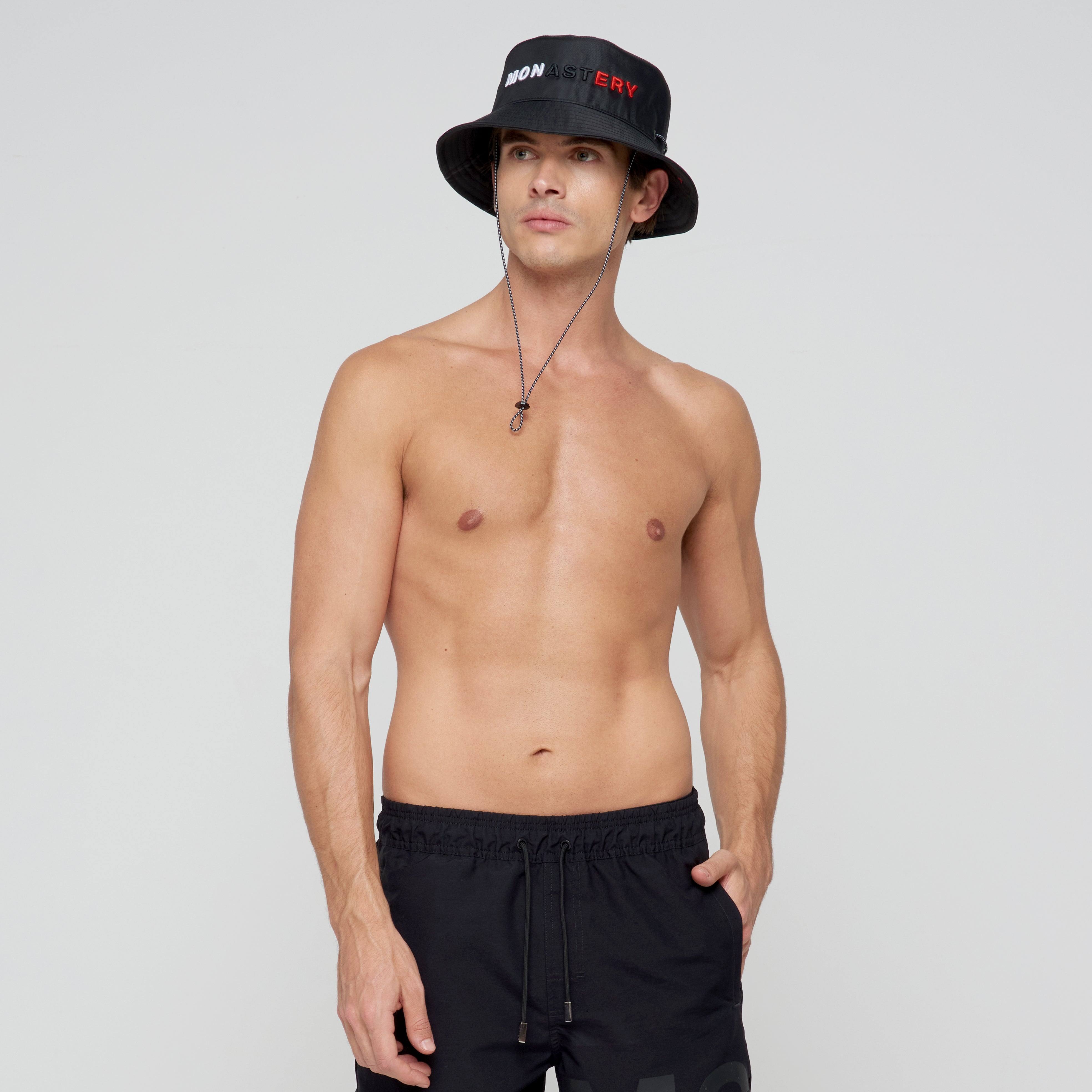 CANOPO BLACK BUCKET HAT - Monastery