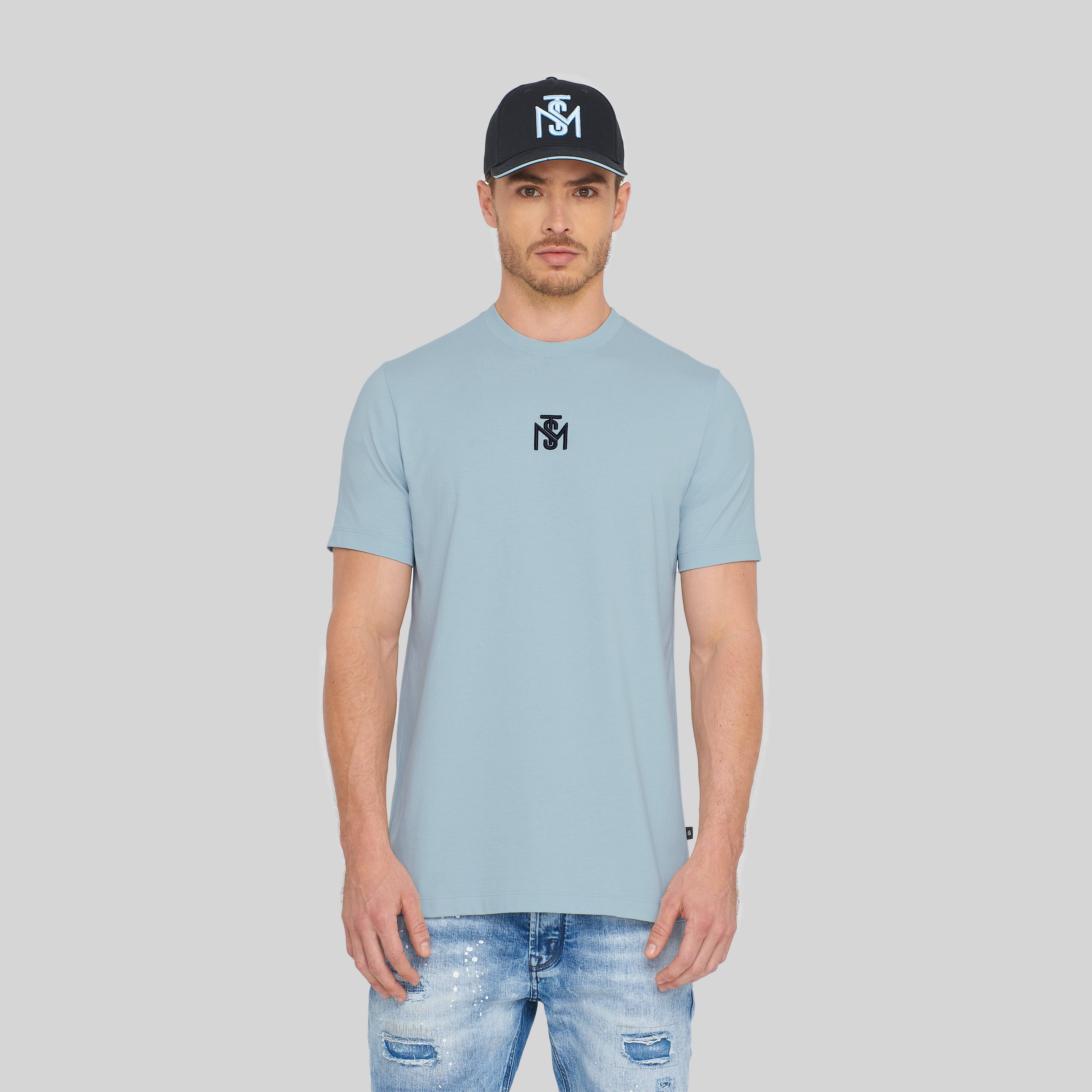 CHAD T-SHIRT MEN BLUE | Monastery Couture