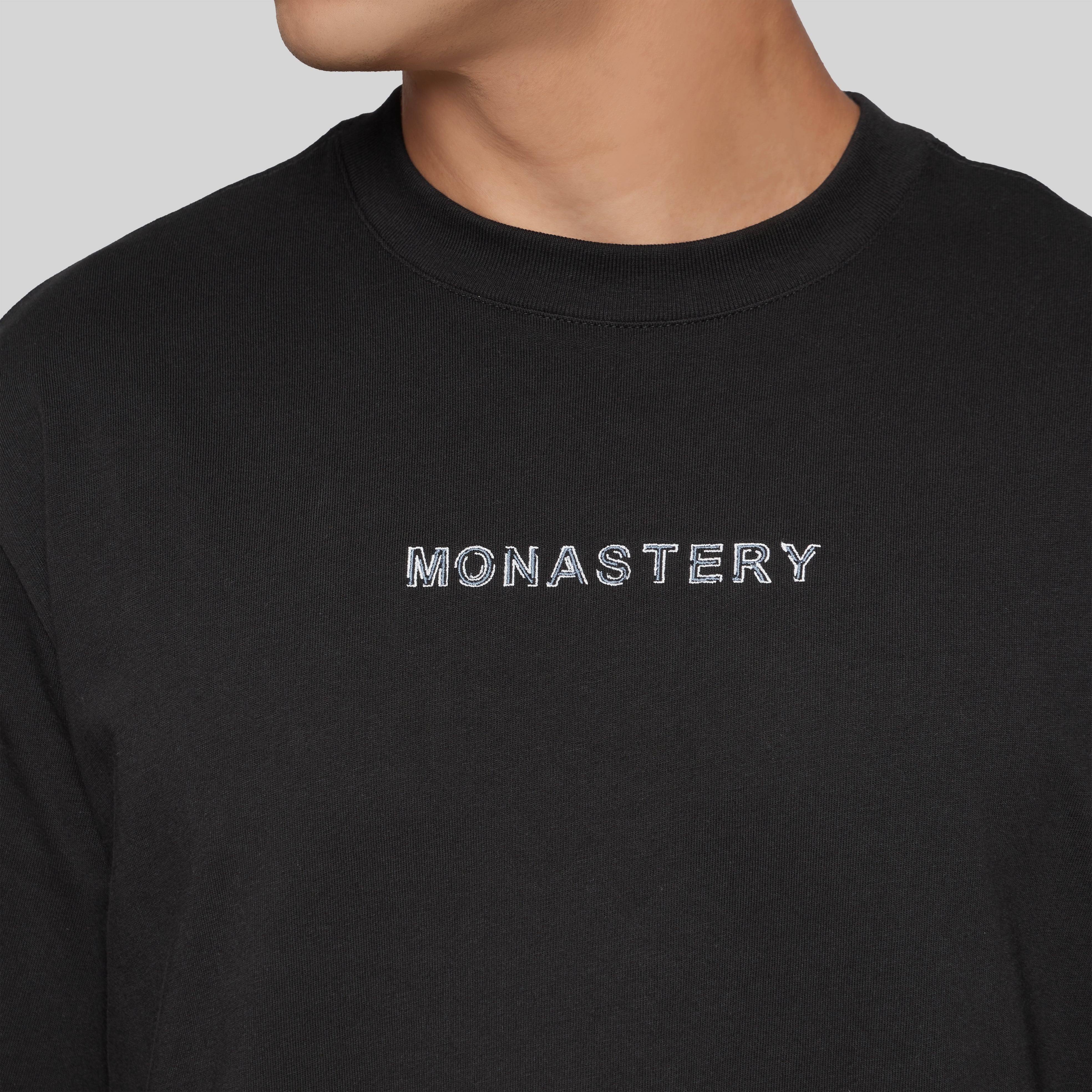 DENEB BLACK T-SHIRT OVERSIZE | Monastery Couture
