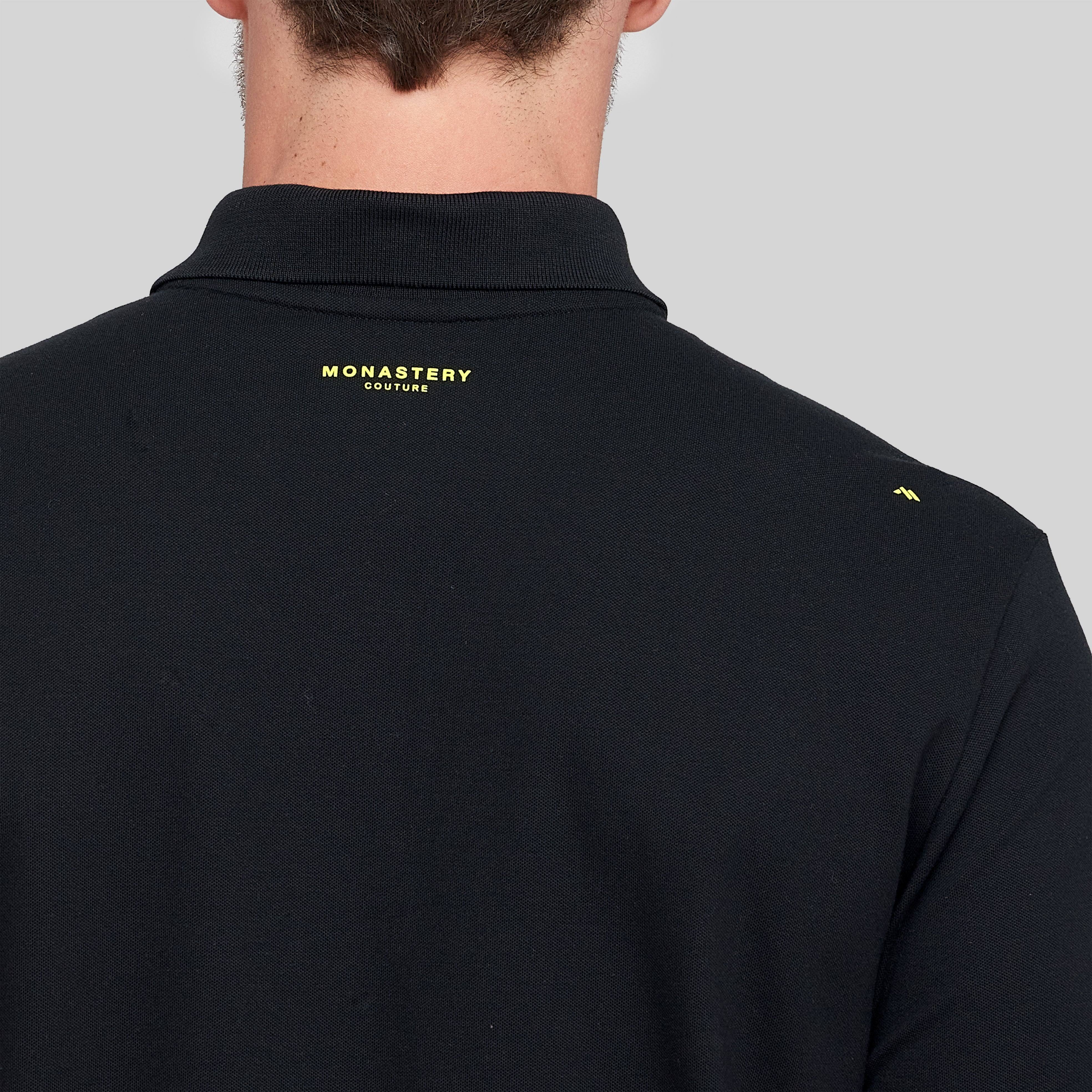 ENSA BLACK POLO | Monastery Couture