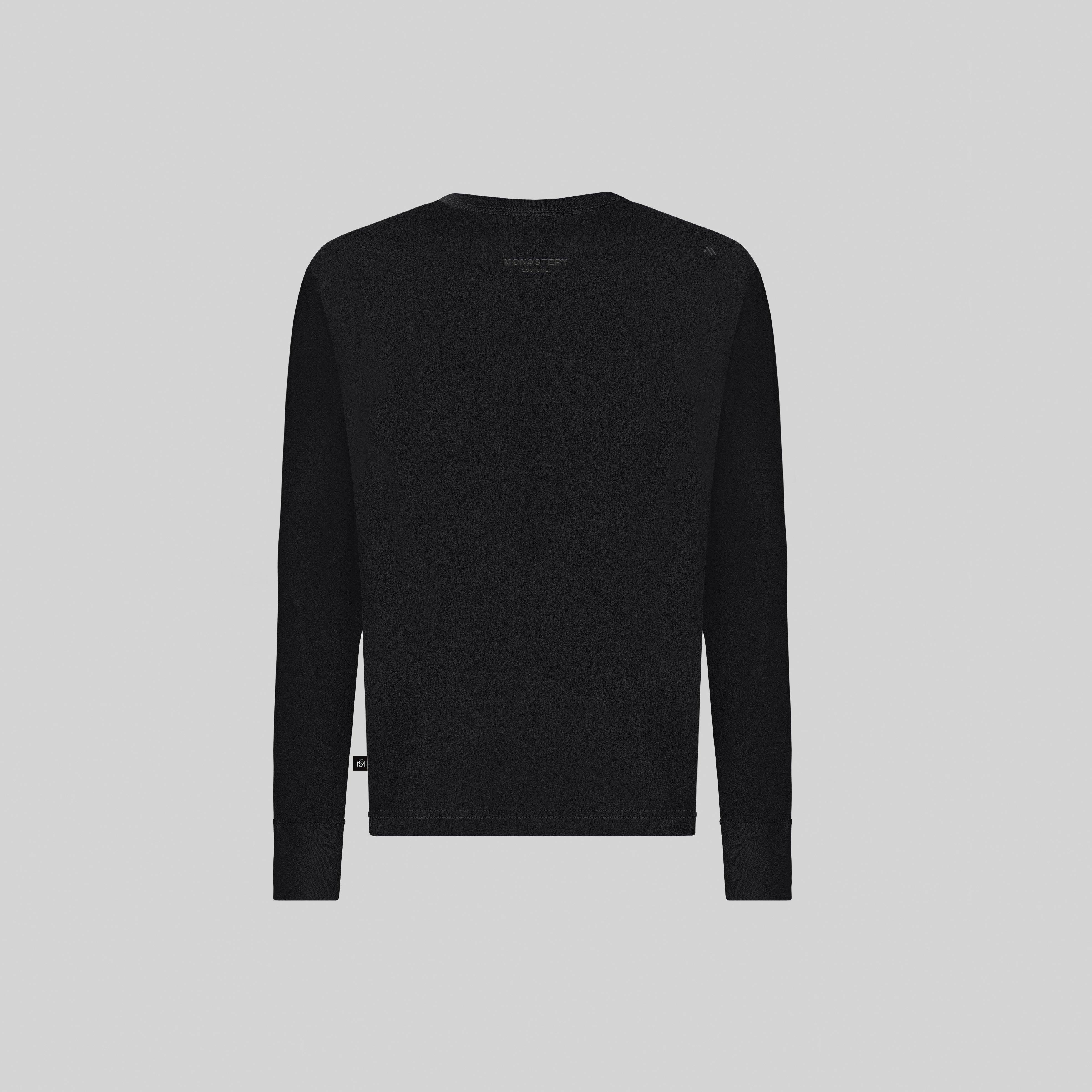 HASEN BLACK LONG SLEEVE | Monastery Couture