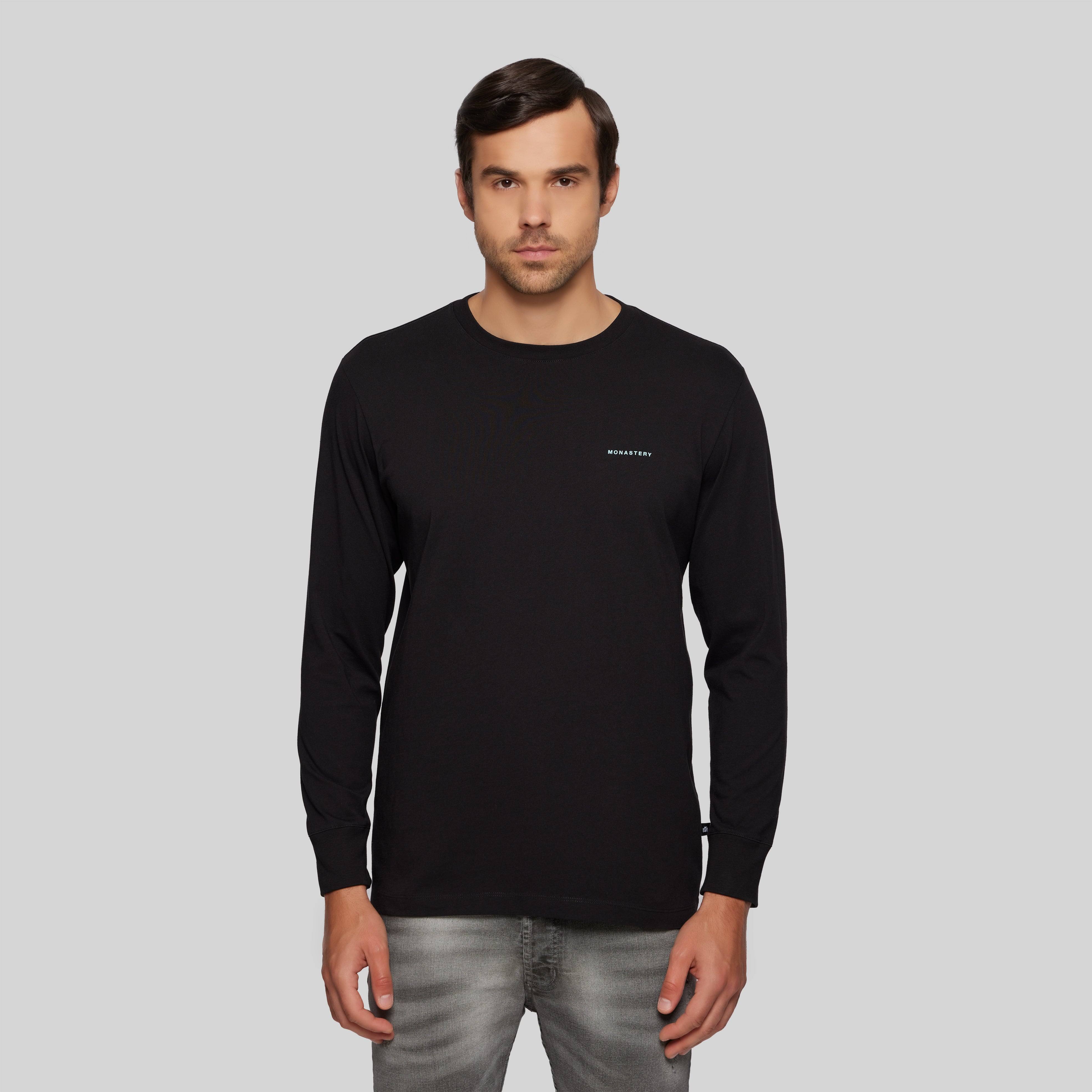 KEV BLACK LONG SLEEVE | Monastery Couture