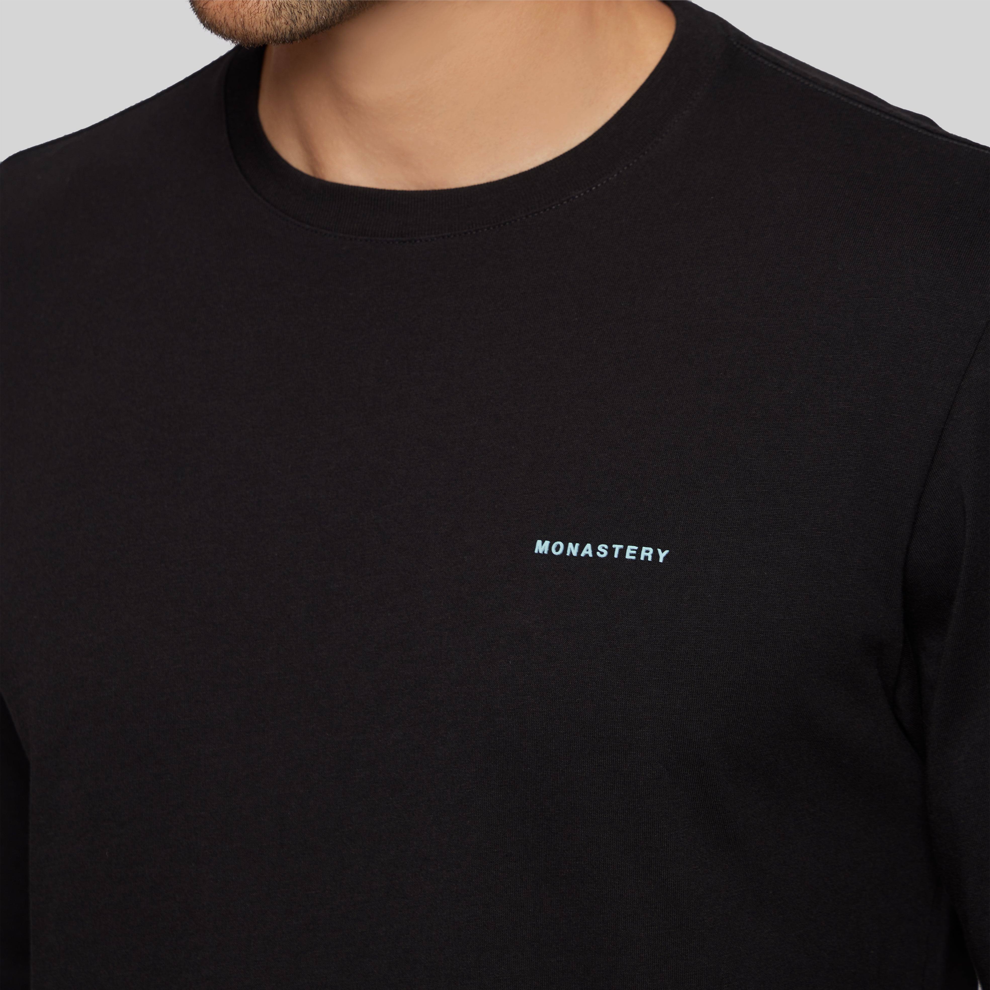 KEV BLACK LONG SLEEVE | Monastery Couture