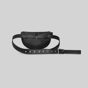 LOTUS BLACK FANNY PACK | Monastery Couture