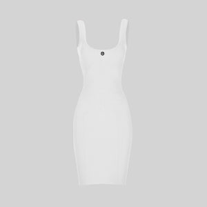 ODISHA KNITTED DRESS WHITE | Monastery Couture