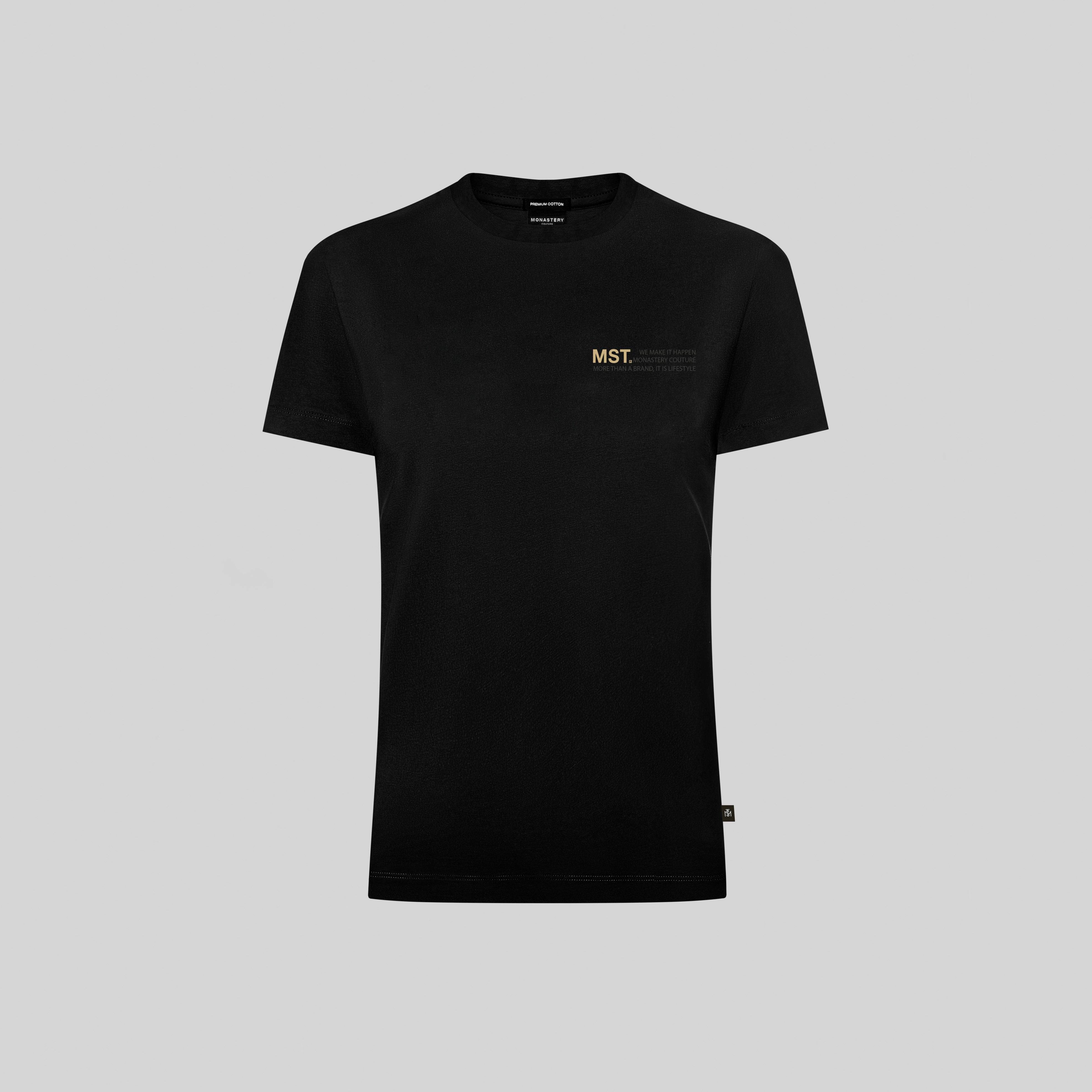 RAVI T-SHIRT WOMEN BLACK | Monastery Couture