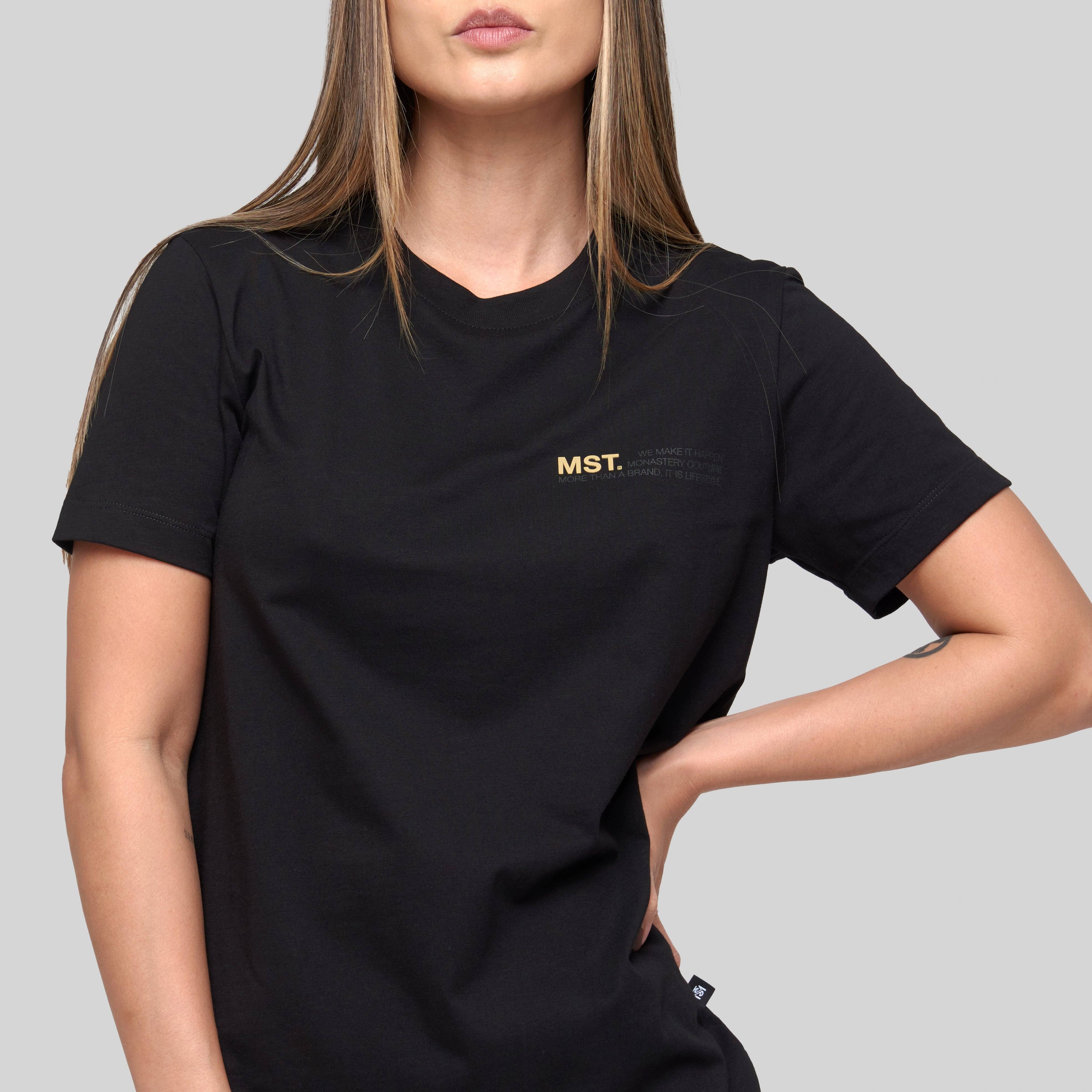 RAVI T-SHIRT WOMEN BLACK | Monastery Couture