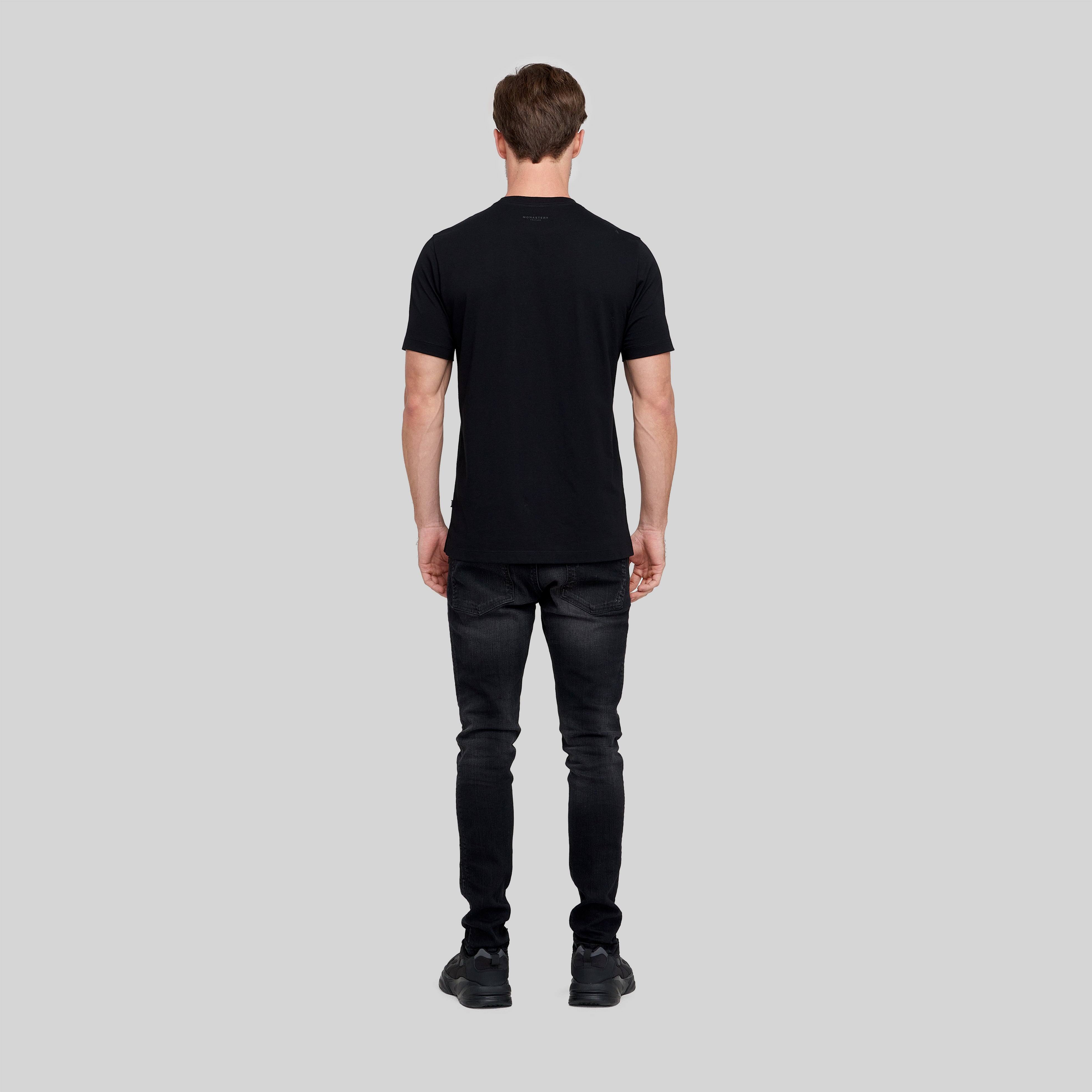 RUSH T-SHIRT MEN BLACK | Monastery Couture