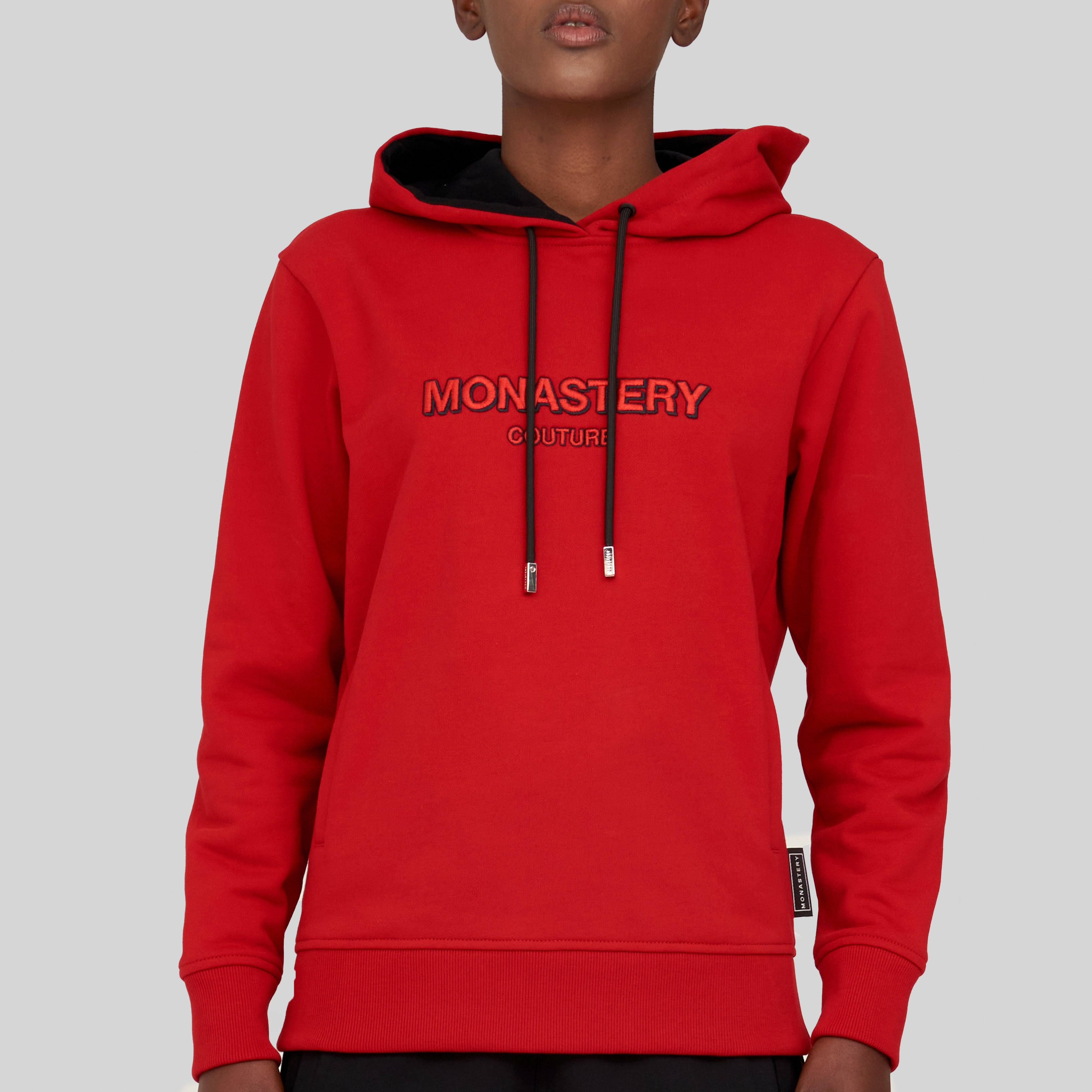 SALAMINA RED HOODIE | Monastery Couture