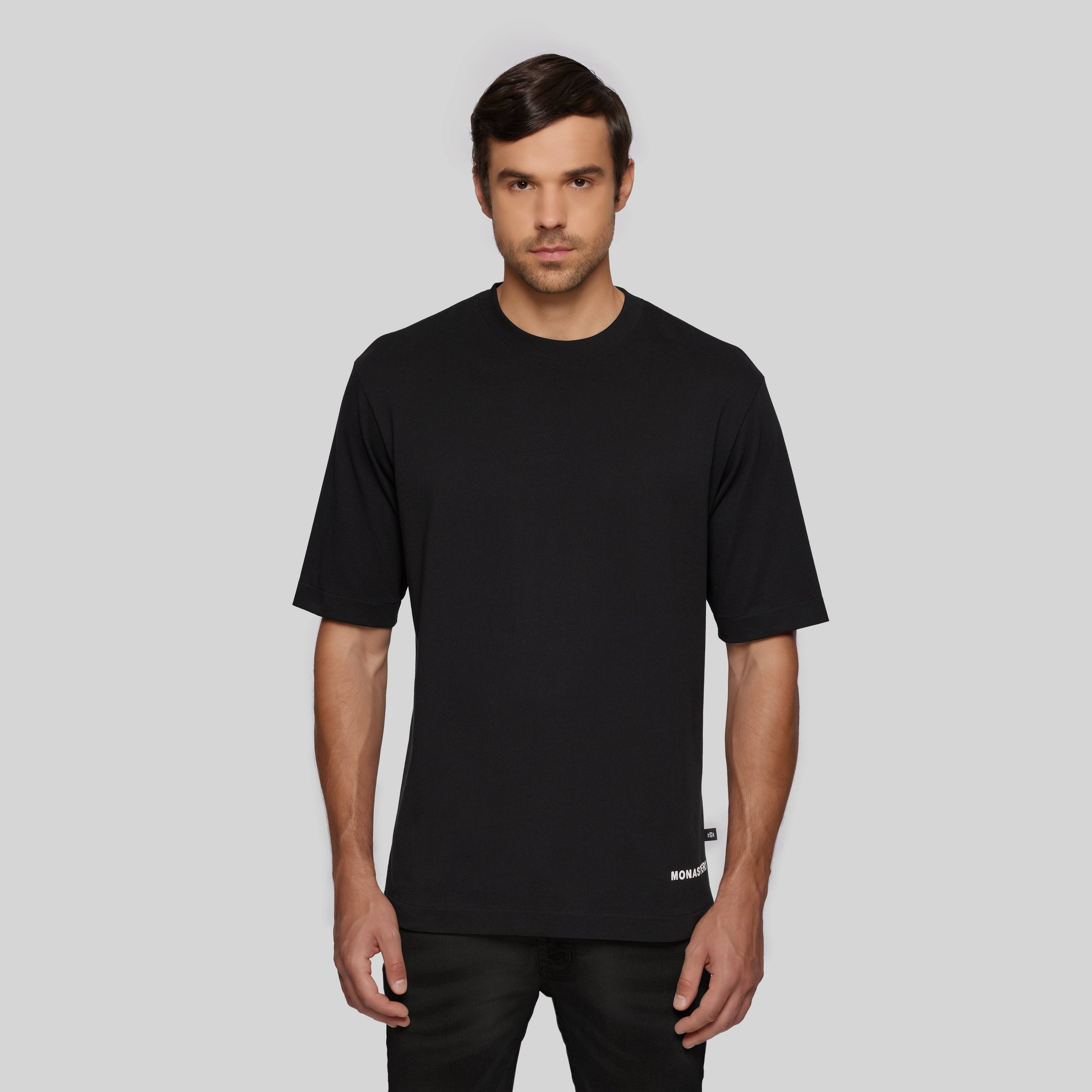 UMBRIEL BLACK T-SHIRT OVERSIZE | Monastery Couture